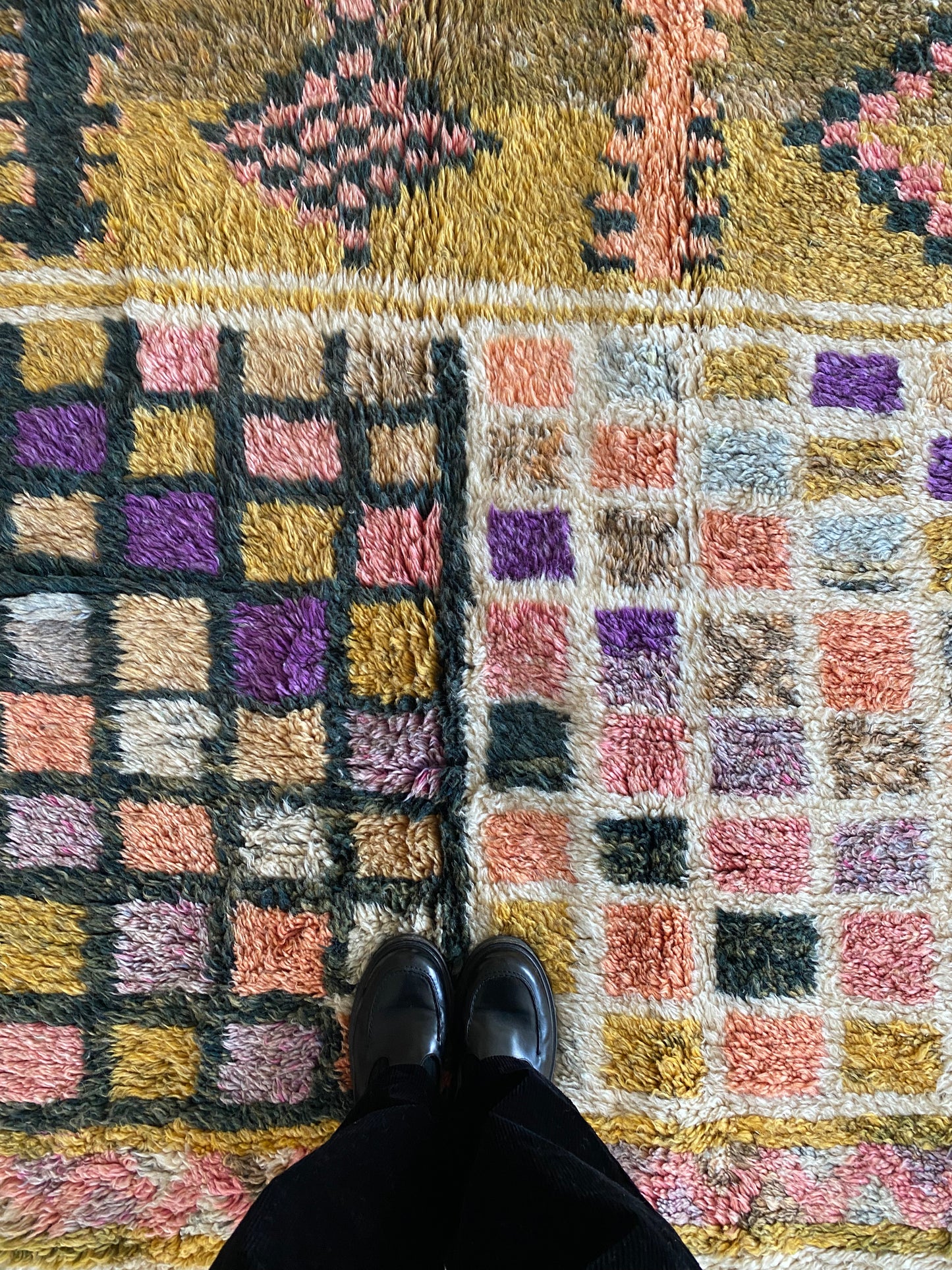 Beni Ouarain Moroccan Colorful Rug (1056) 292x214cm - Board Game