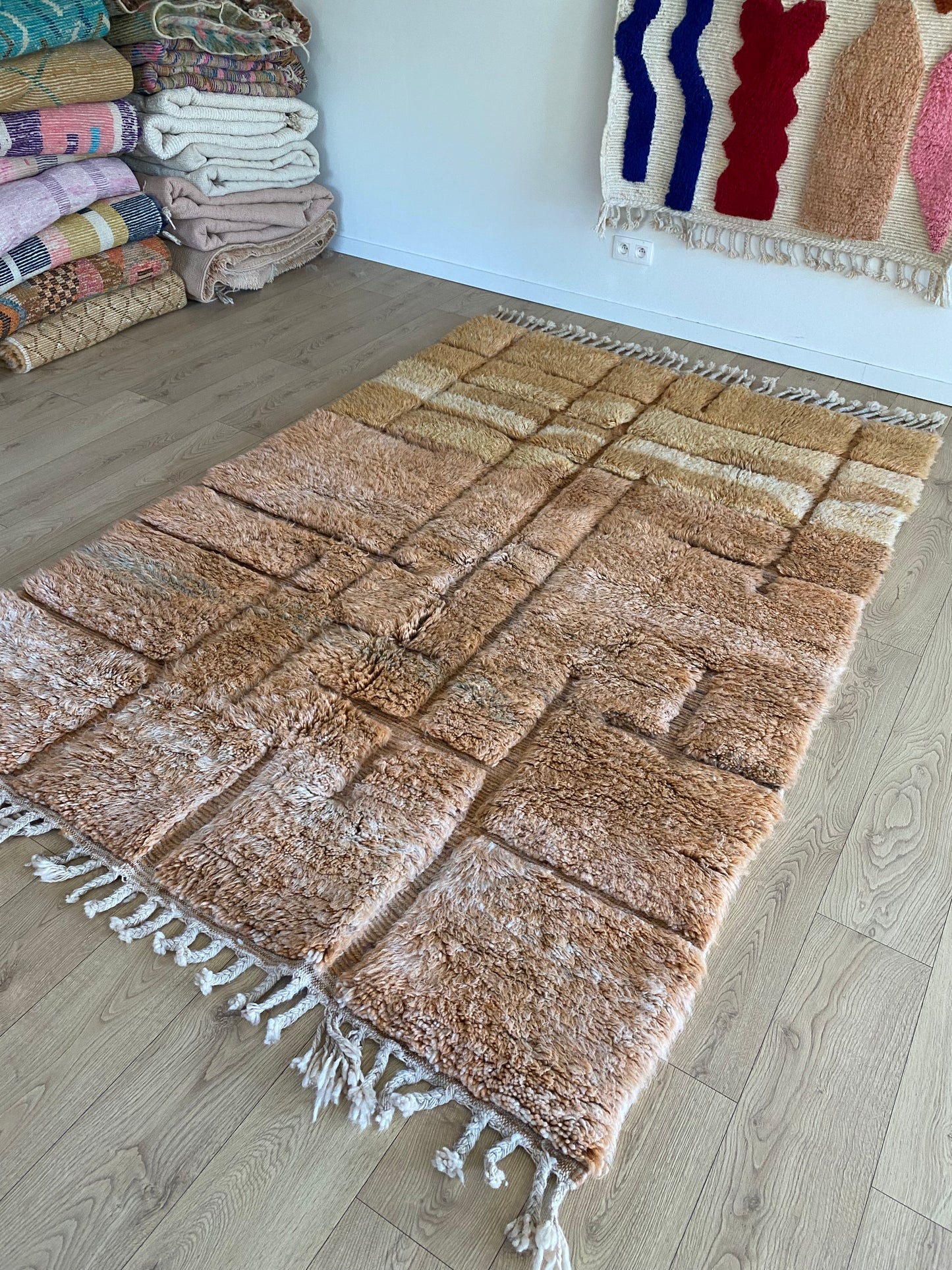 Beni Ouarain Moroccan Colorful Rug (1038) 256x169cm - Warmth