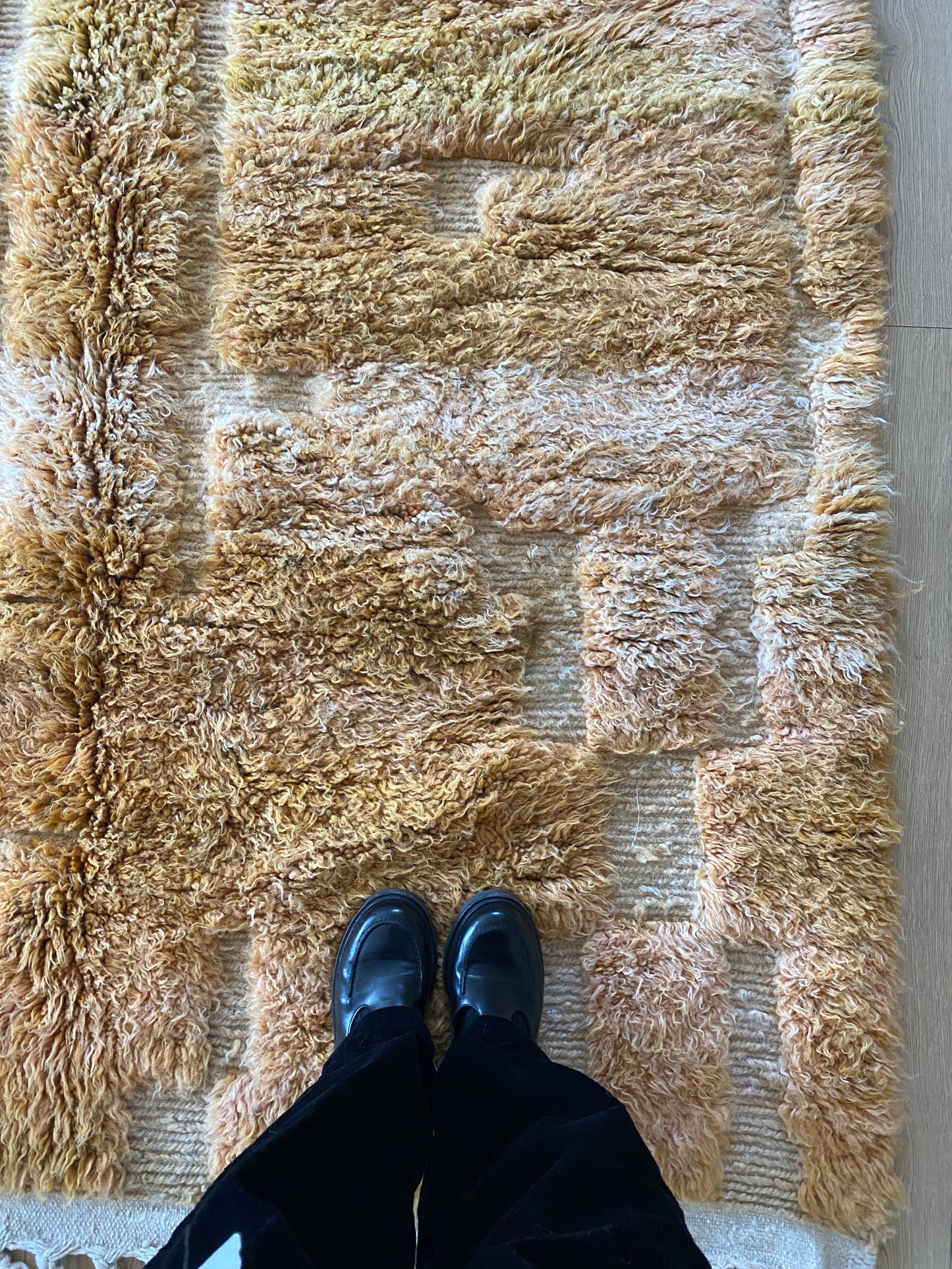 Beni Ouarain Moroccan Colorful Rug (1037) 247x174cm - Terra