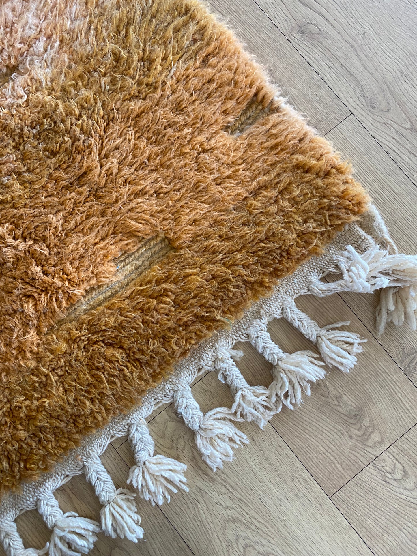 Beni Ouarain Moroccan Colorful Rug (1037) 247x174cm - Terra