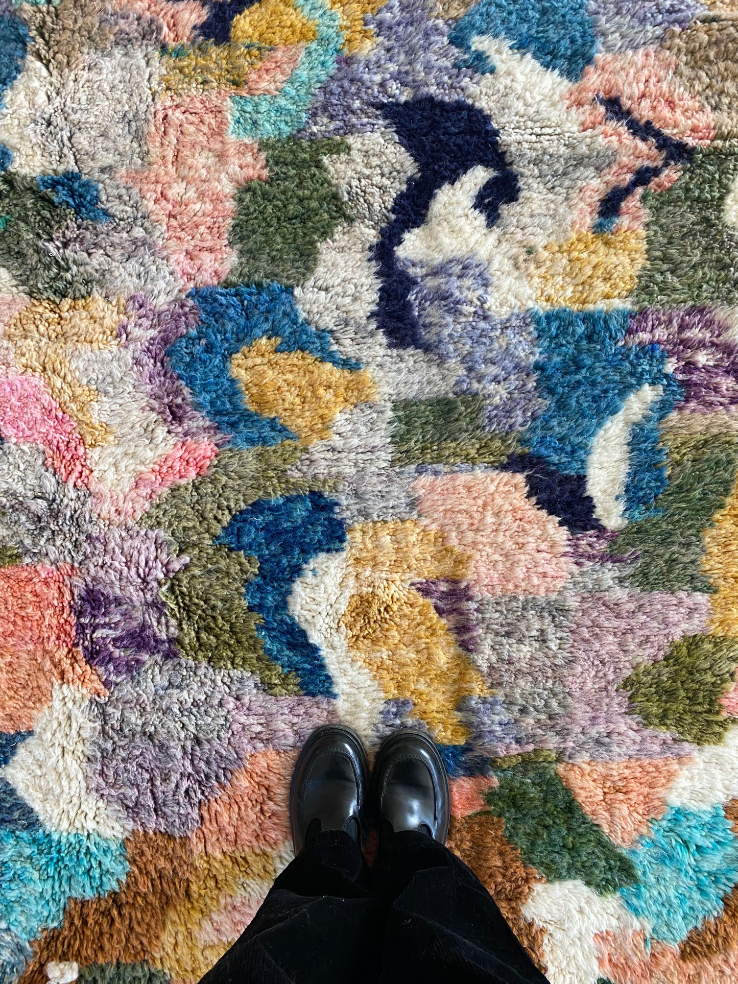 Beni Ouarain Moroccan Colorful Rug (1076) 418x310cm - Memories