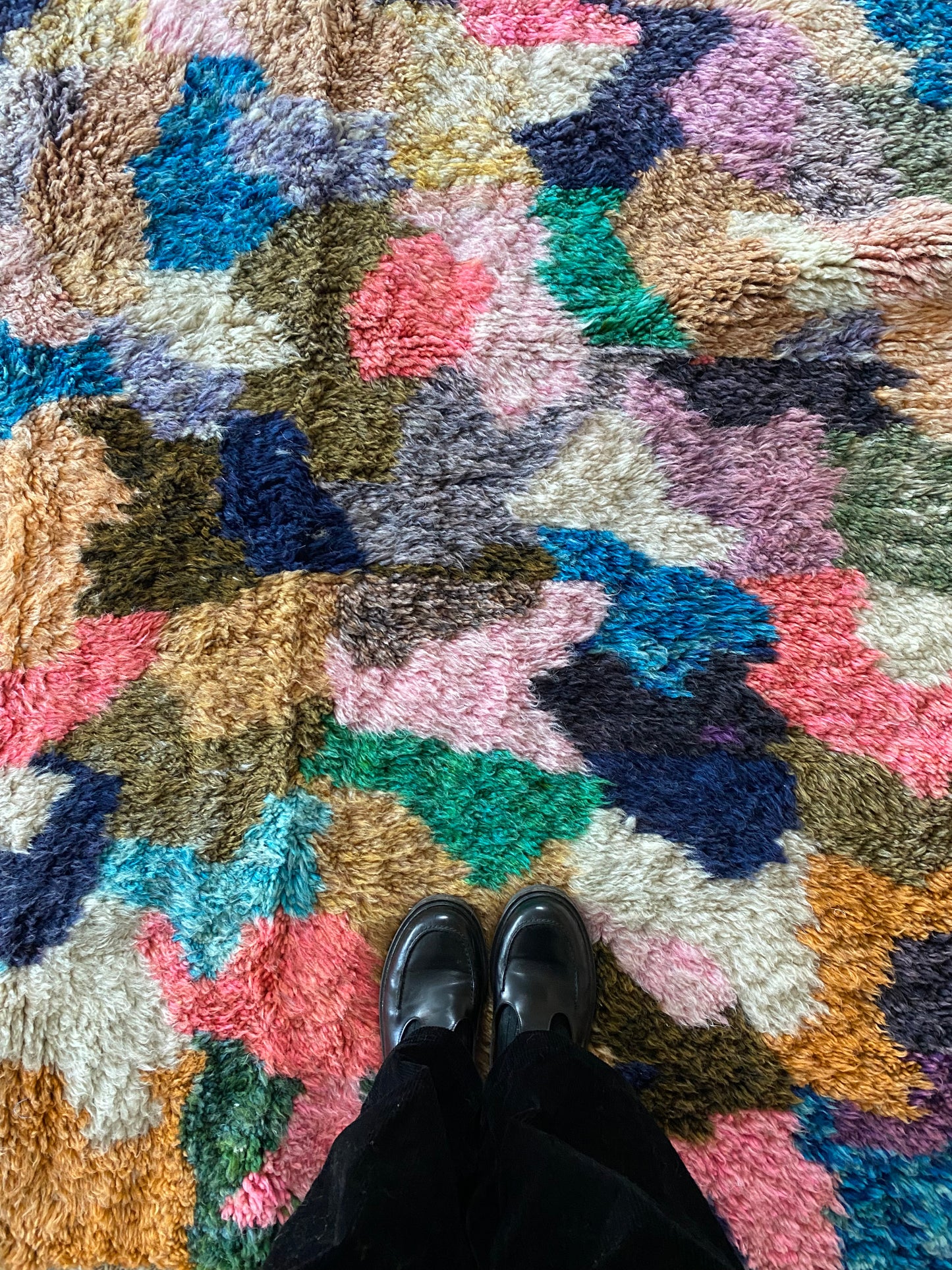 Beni Ouarain Moroccan Colorful Rug (1076) 418x310cm - Memories