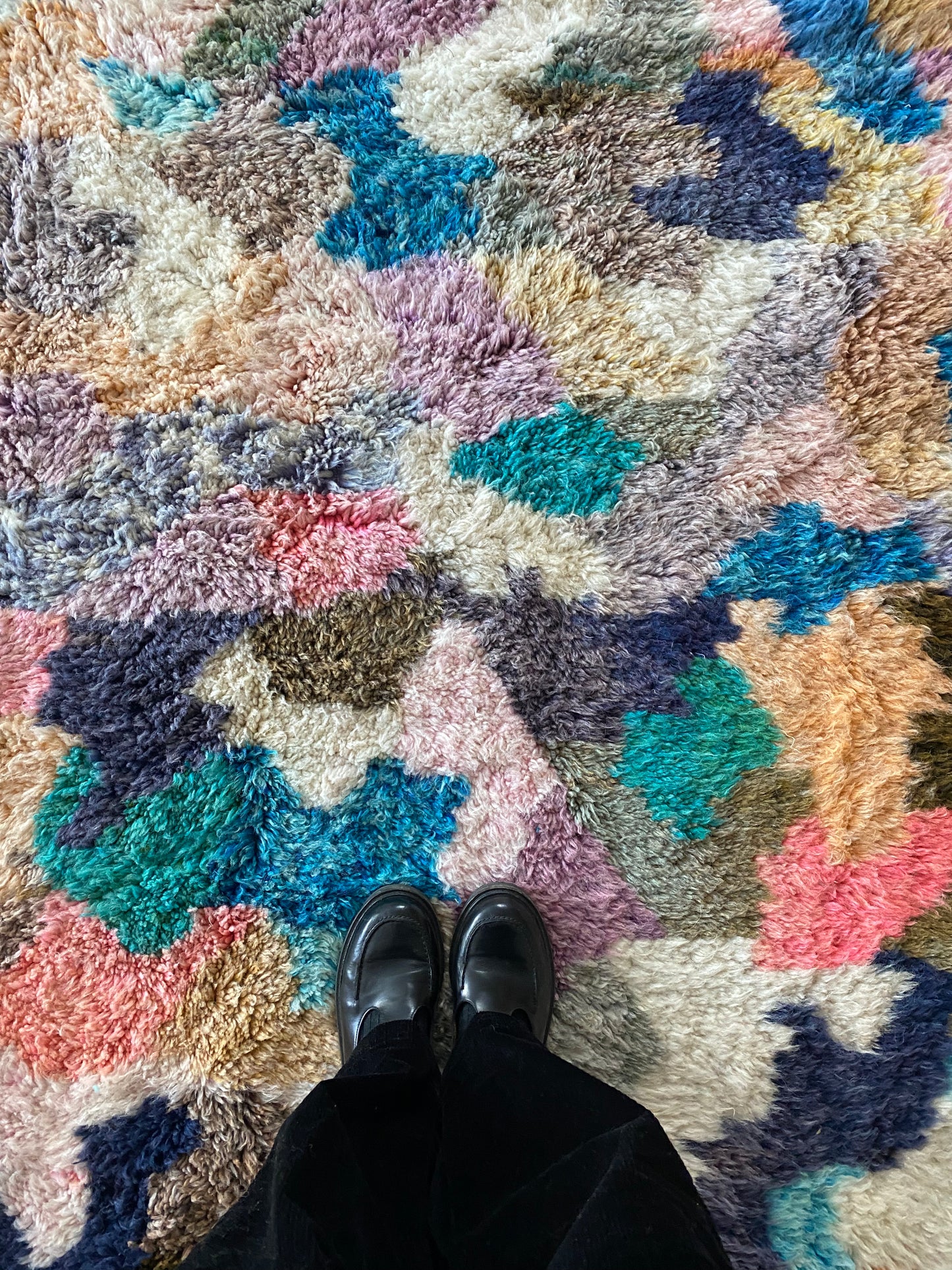 Beni Ouarain Moroccan Colorful Rug (1076) 418x310cm - Memories