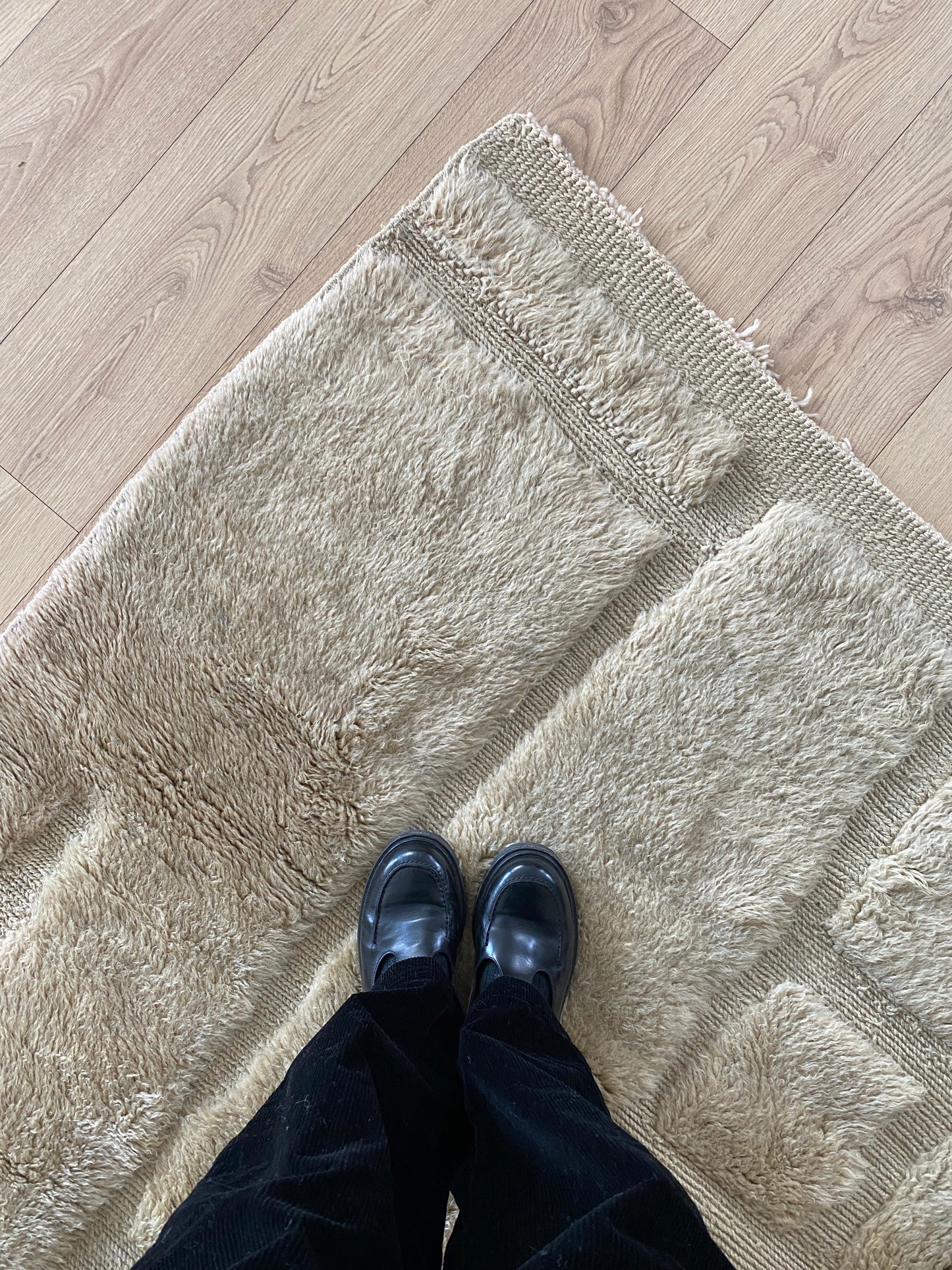 Mrirt Moroccan Rug (1073) 307x218cm - Old White