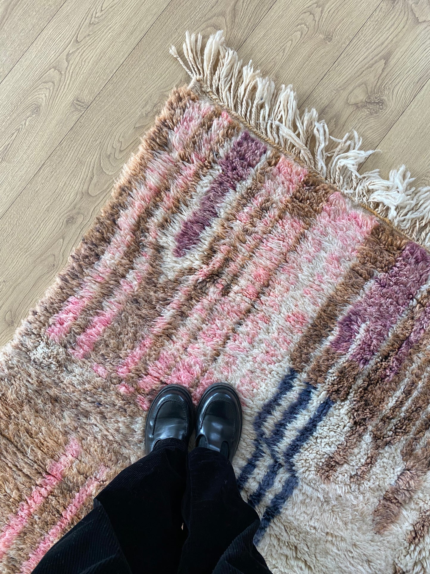 Beni Ouarain Moroccan Colorful Rug (1061) 294x198cm - Good Night