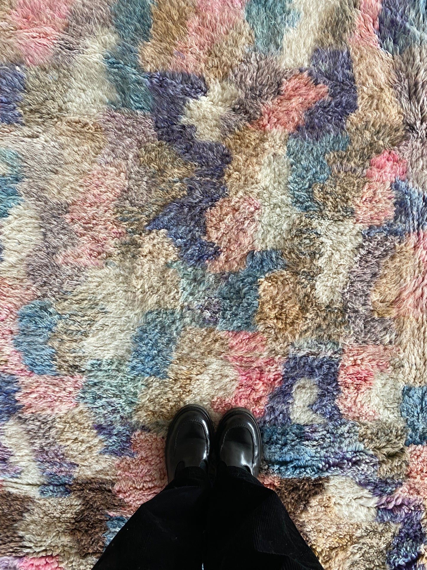 Beni Ouarain Moroccan Colorful Rug (1064) 297x224cm - Light