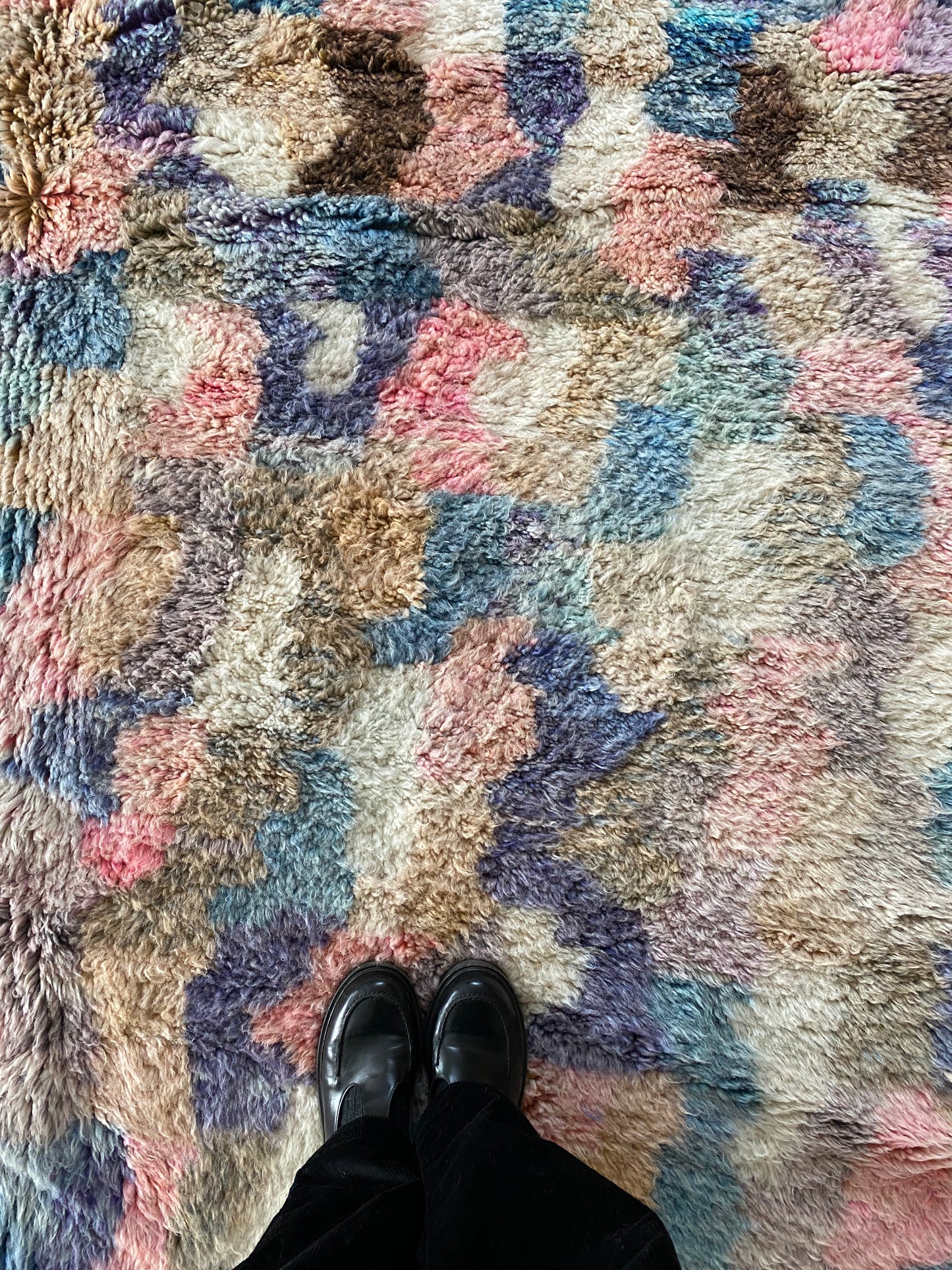 Beni Ouarain Moroccan Colorful Rug (1064) 297x224cm - Light