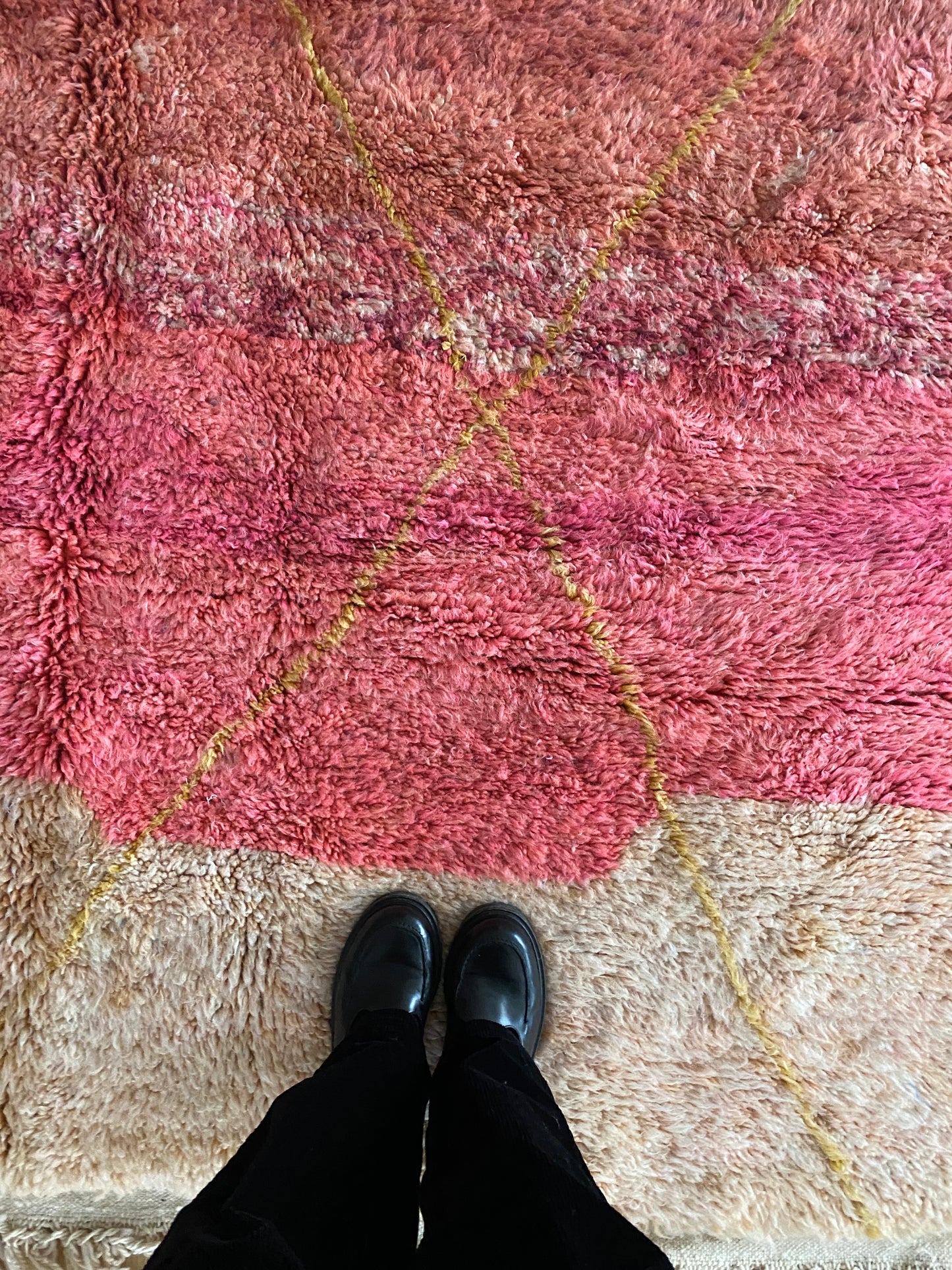 Beni Ouarain Moroccan Colorful Rug (1060) 313x203cm - Melisande