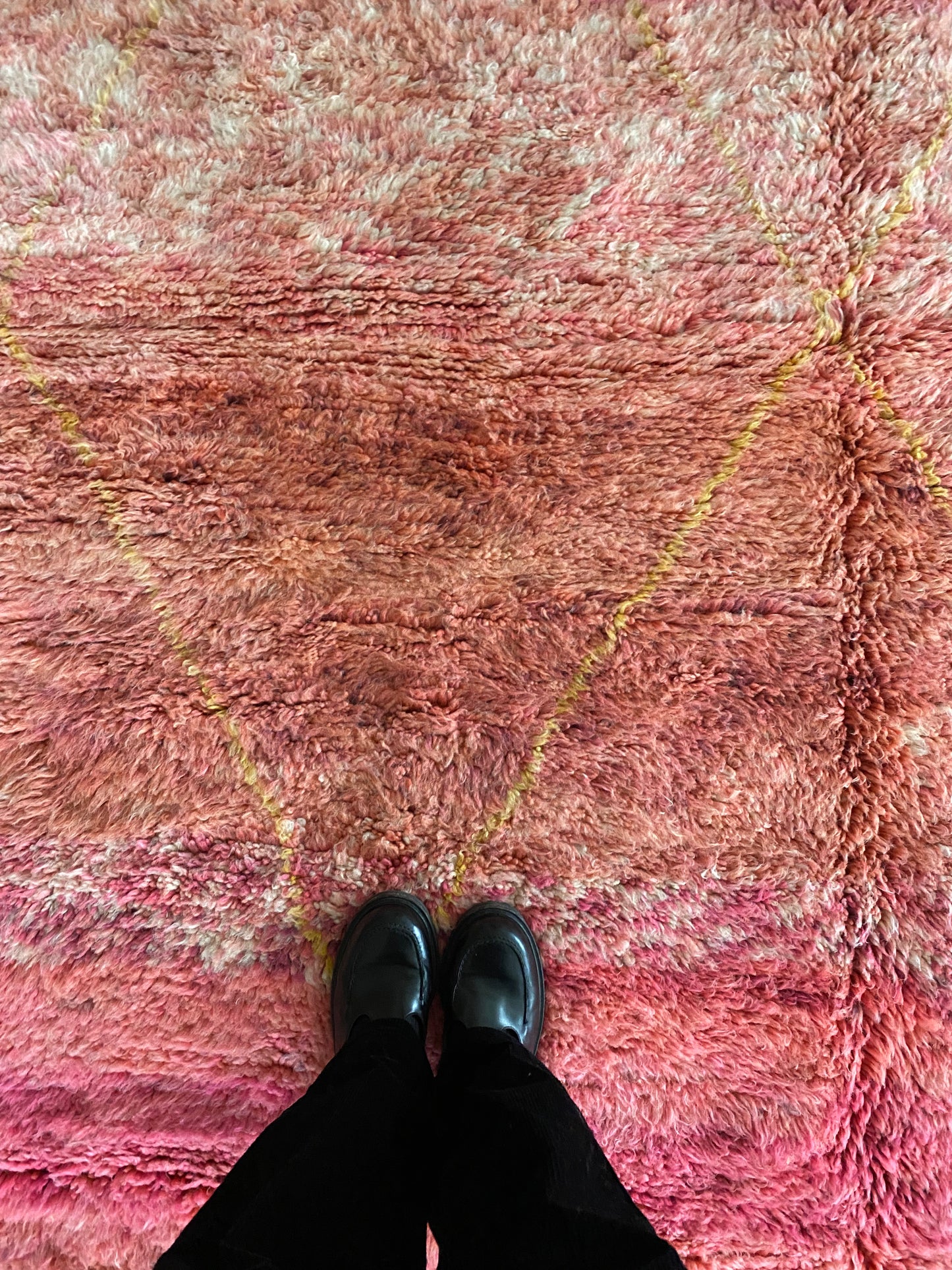 Beni Ouarain Moroccan Colorful Rug (1060) 313x203cm - Melisande