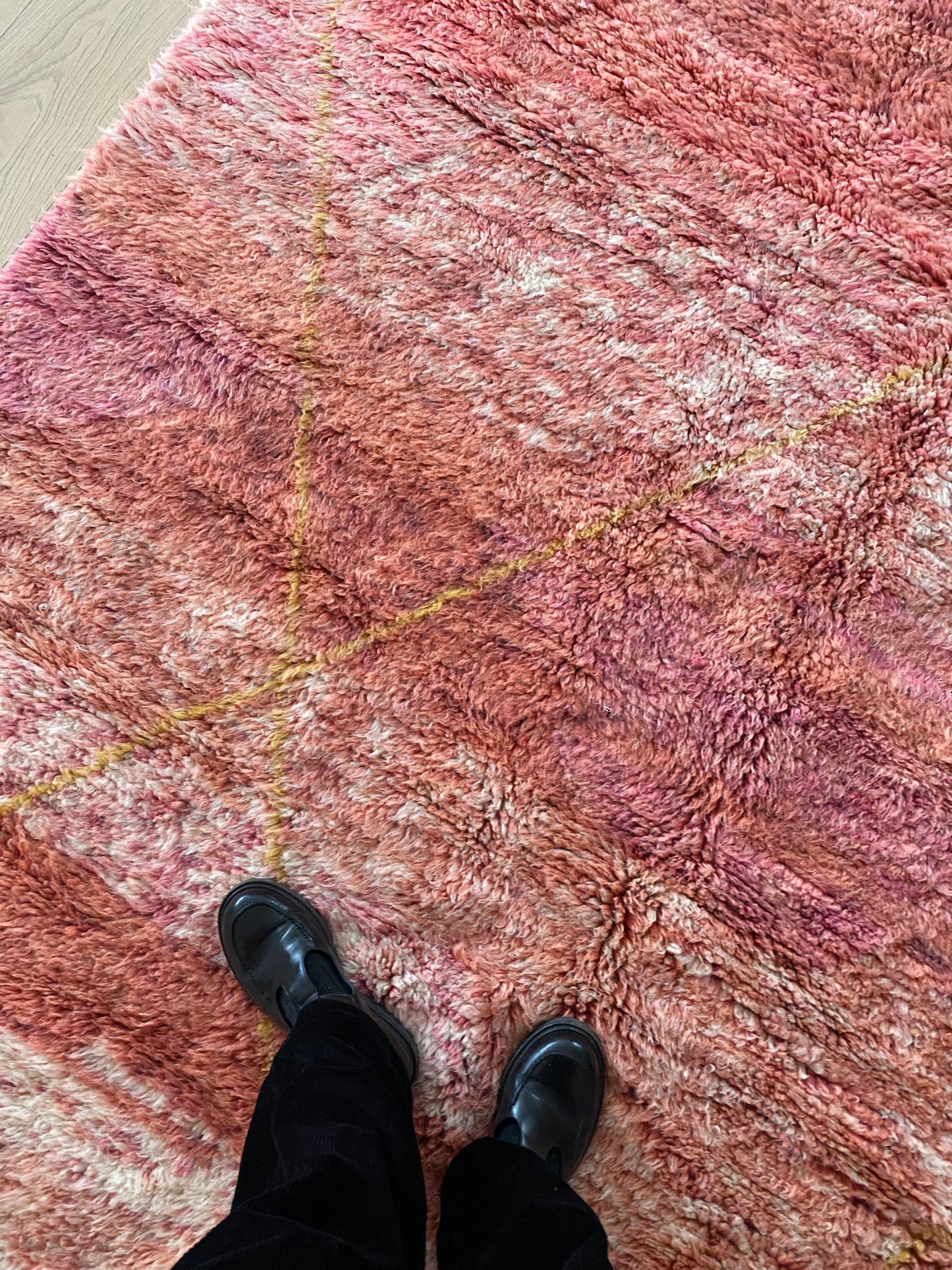 Beni Ouarain Moroccan Colorful Rug (1060) 313x203cm - Melisande