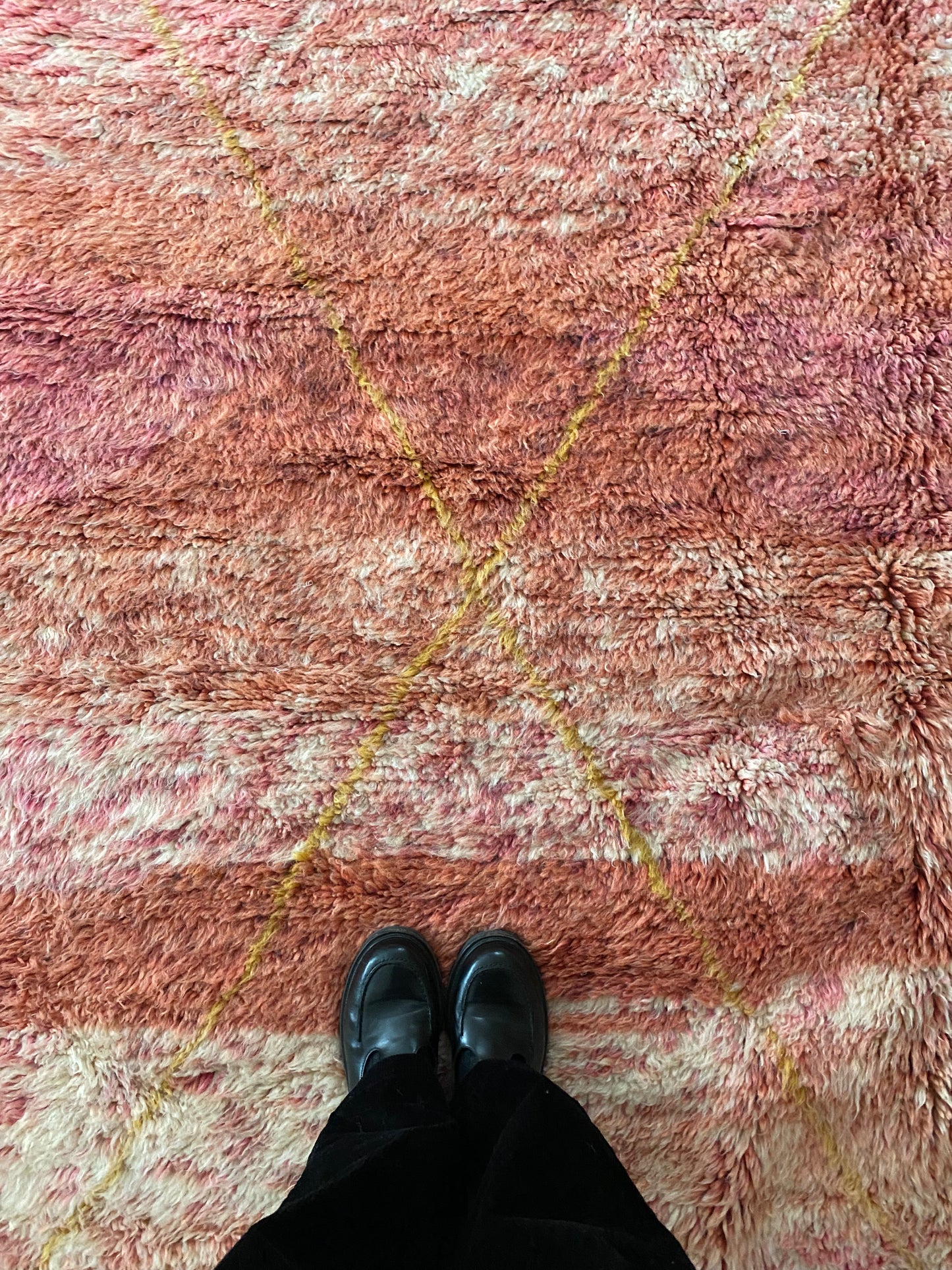 Beni Ouarain Moroccan Colorful Rug (1060) 313x203cm - Melisande