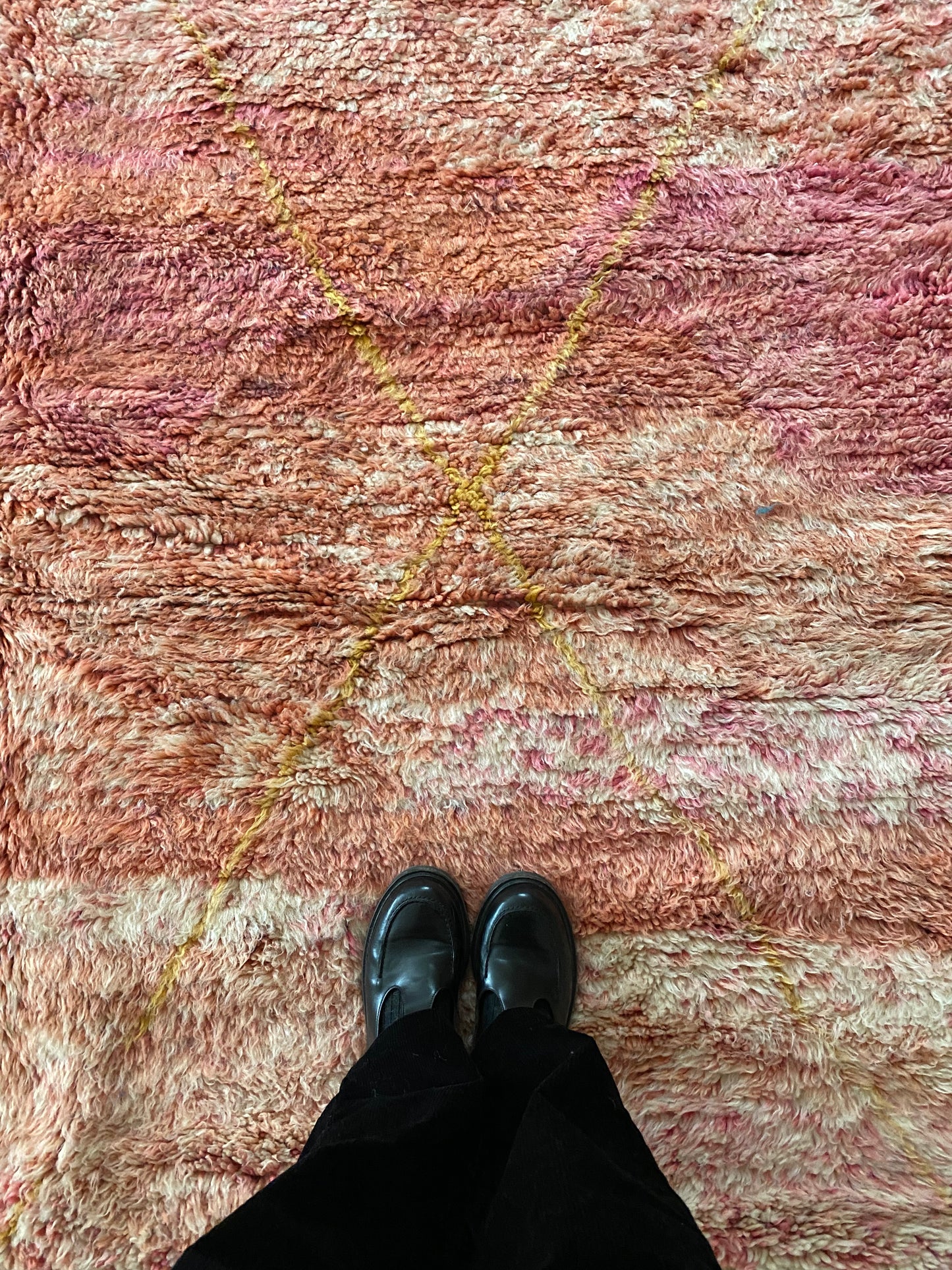 Beni Ouarain Moroccan Colorful Rug (1060) 313x203cm - Melisande