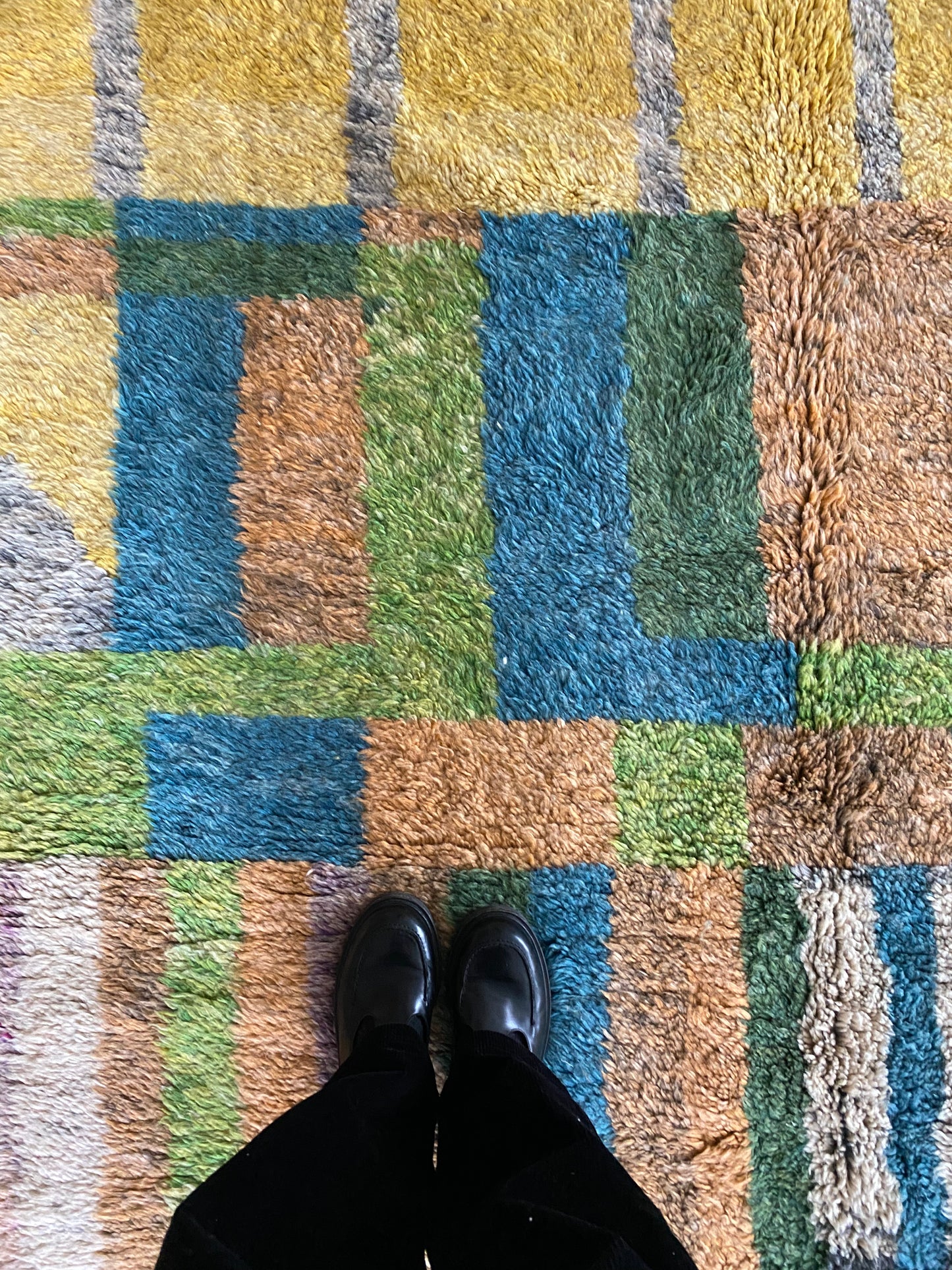 Beni Ouarain Moroccan Colorful Rug (1058) 305x207cm - Garçon