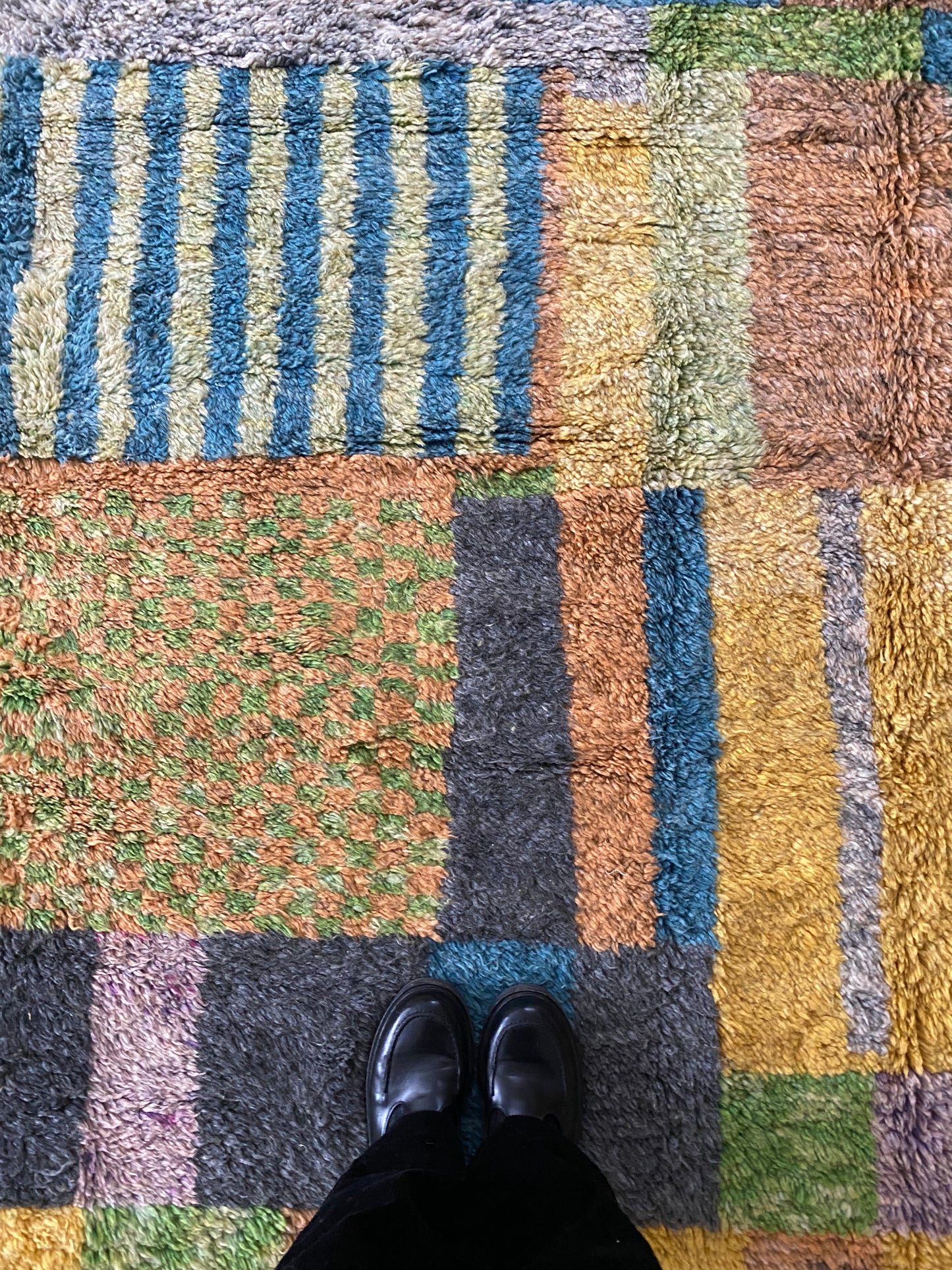 Beni Ouarain Moroccan Colorful Rug (1058) 305x207cm - Garçon