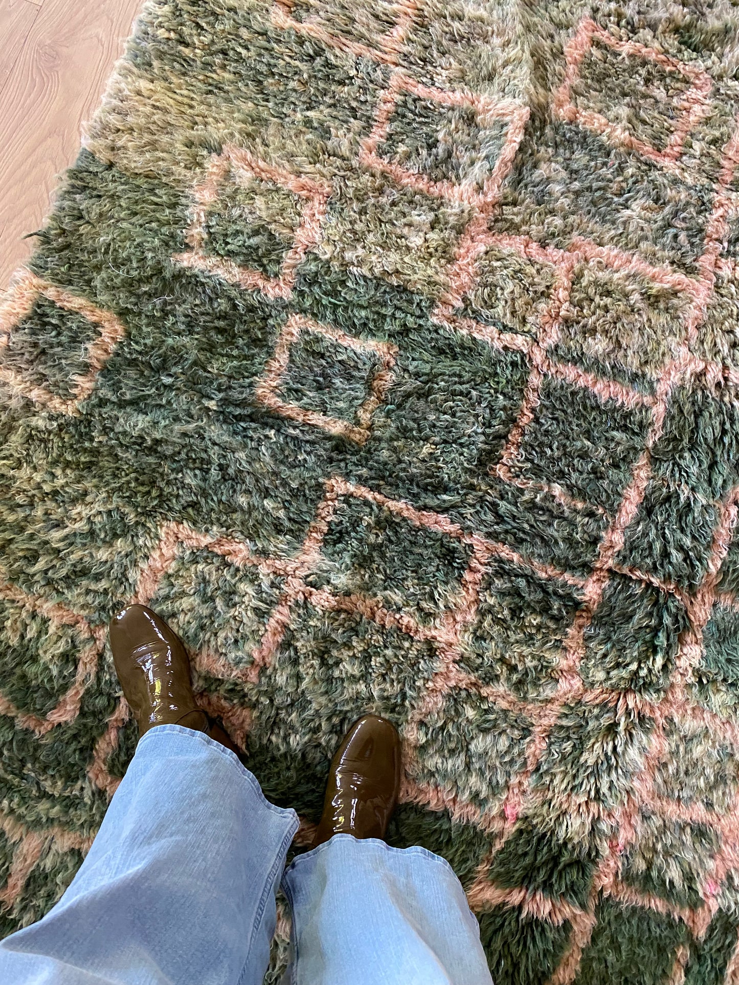 Tapis Beni Ouarain coloré (1141) 300x192cm - Shadows Forest