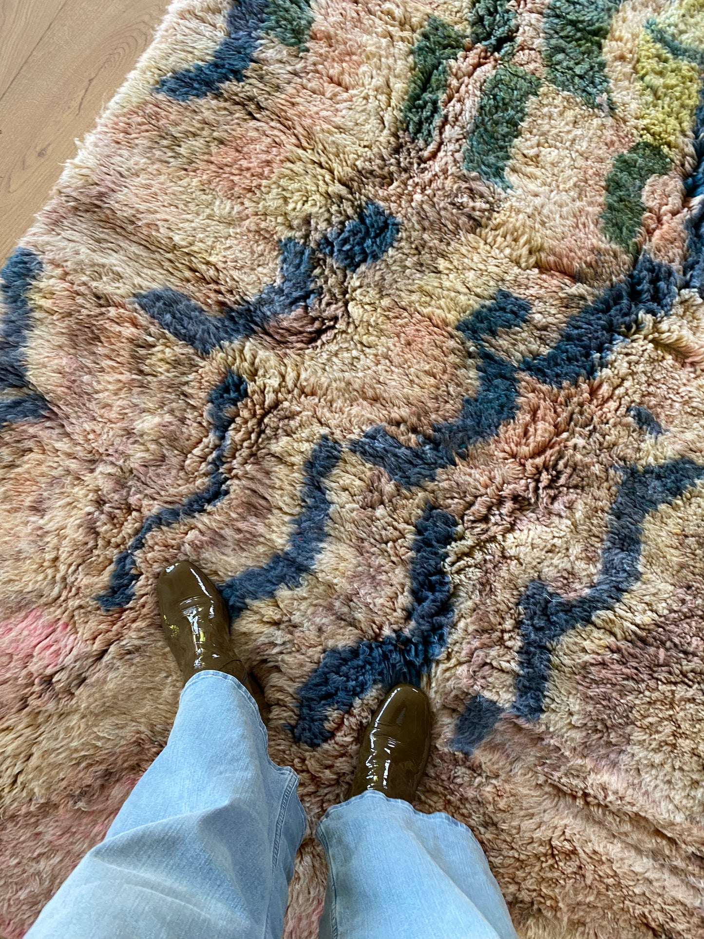 Tapis Beni Ouarain coloré (1097) 235x170cm - Lightning