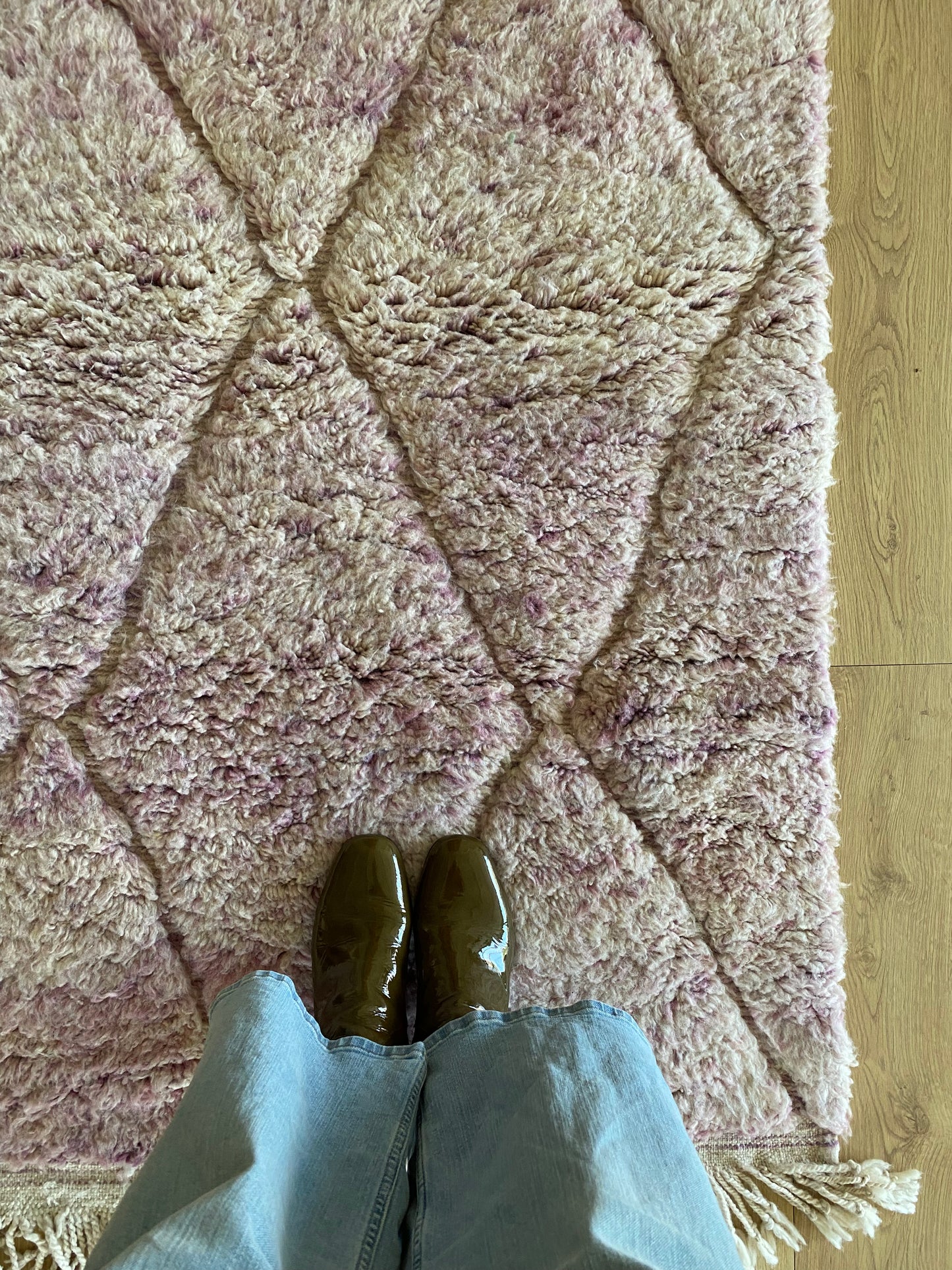 Beni Ouarain Moroccan Colorful Rug (1090) 156x102cm - Starlight