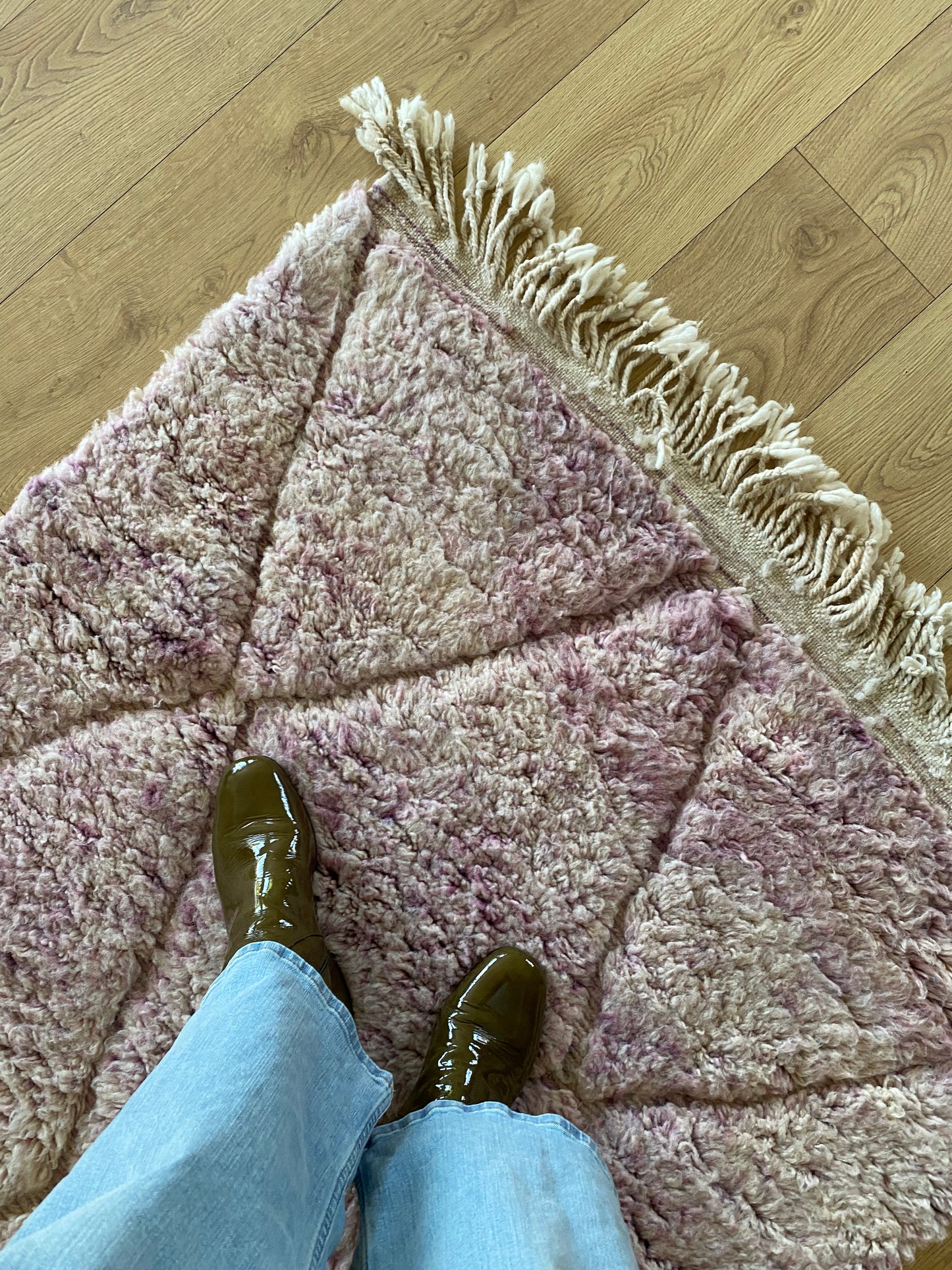 Beni Ouarain Moroccan Colorful Rug (1090) 156x102cm - Starlight