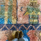 Beni Ouarain Moroccan Colorful Rug (1101) 247x165cm - Pastel Blue