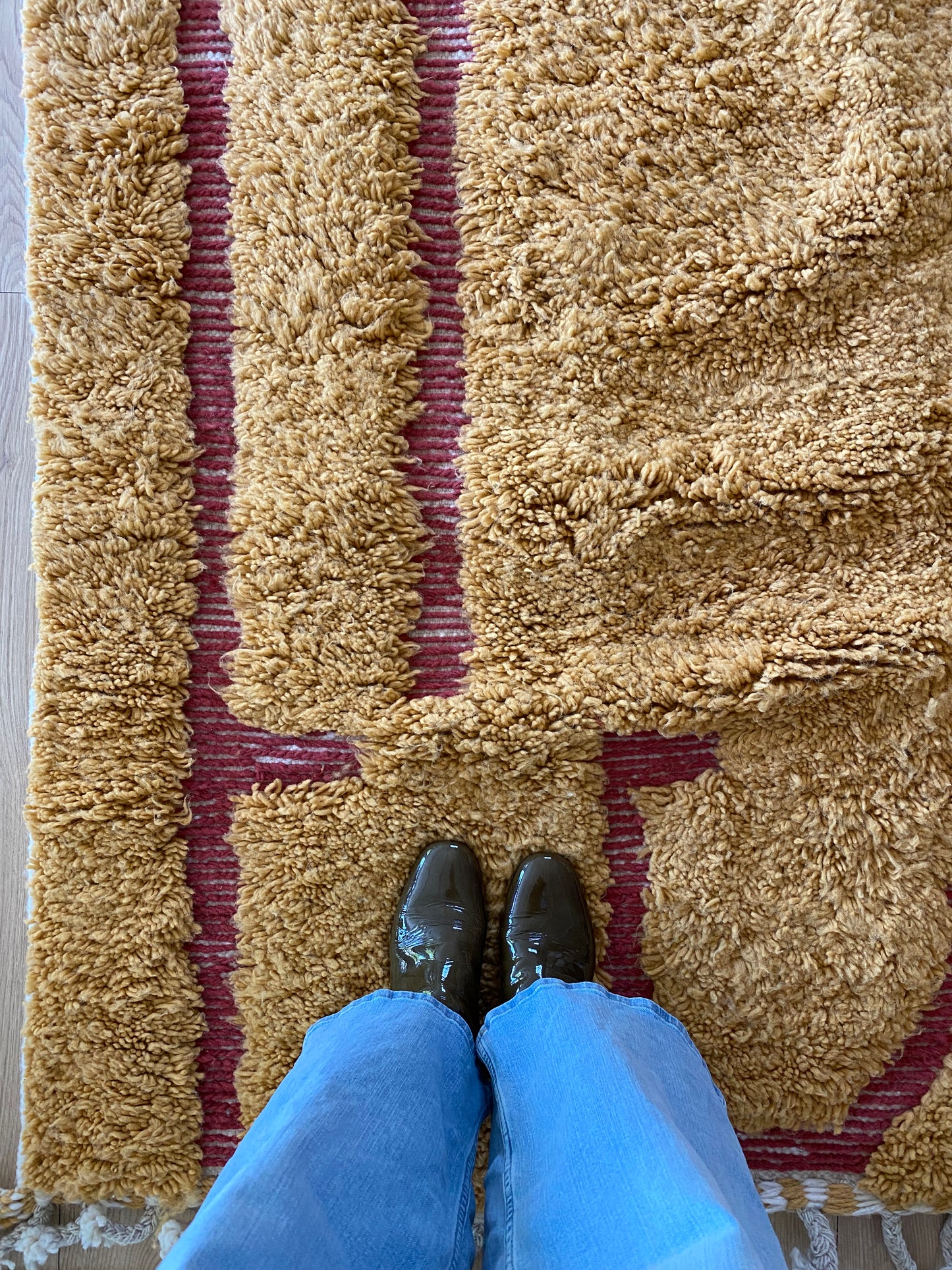 Beni Ouarain Moroccan Colorful Rug (1125) 298x197cm - Terra