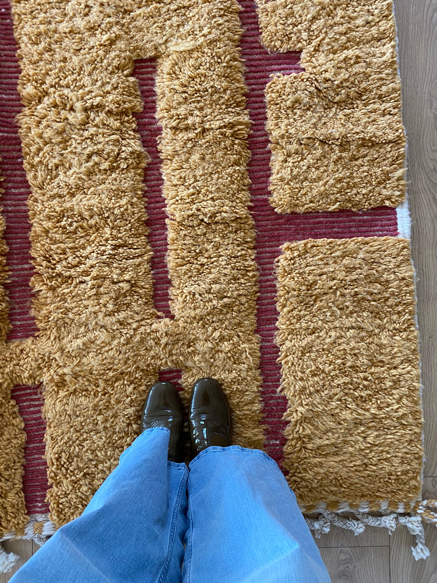 Beni Ouarain Moroccan Colorful Rug (1125) 298x197cm - Terra