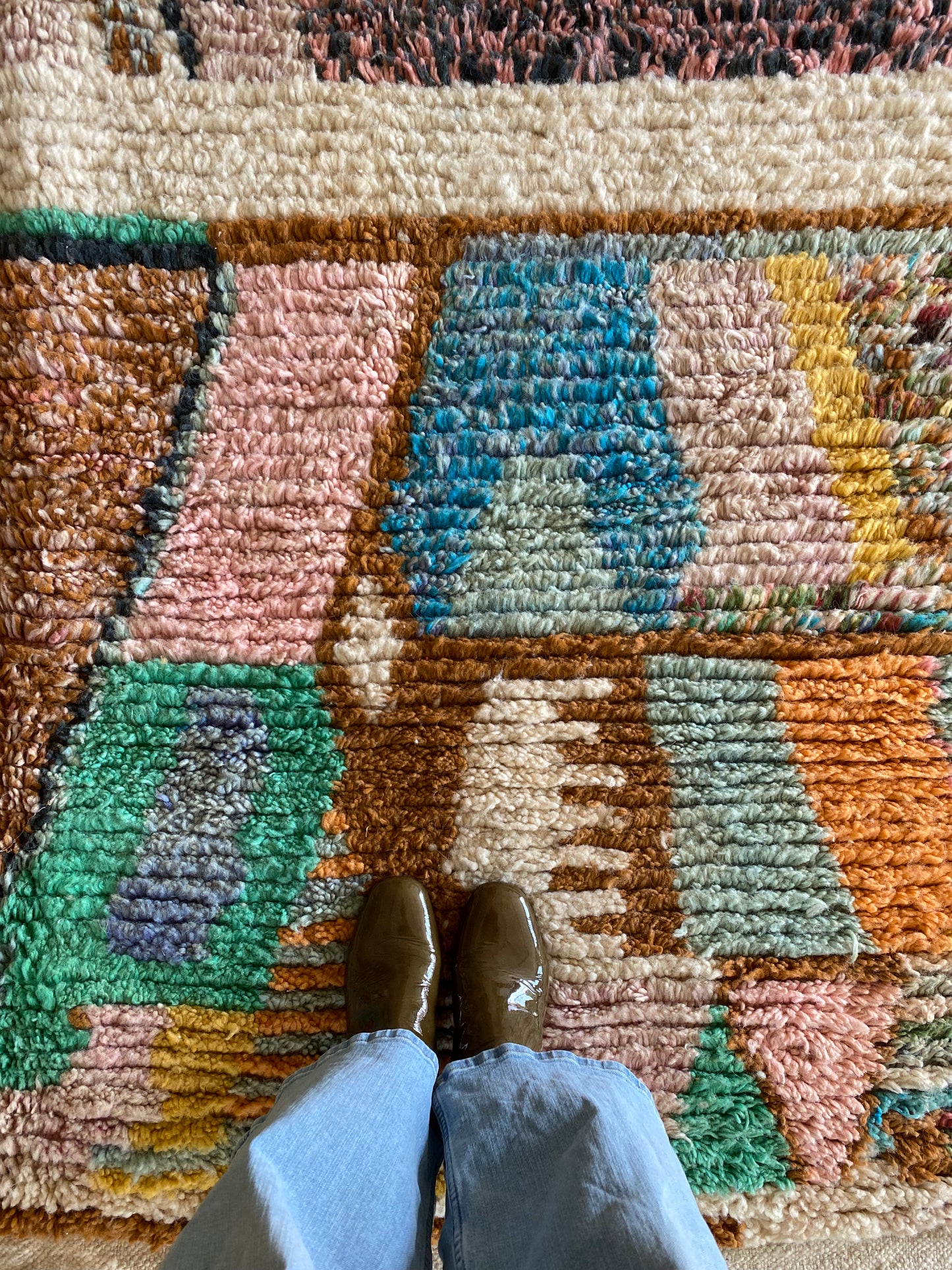 Boujaad Moroccan Colorful Rug (1123) 293x203 - Earth