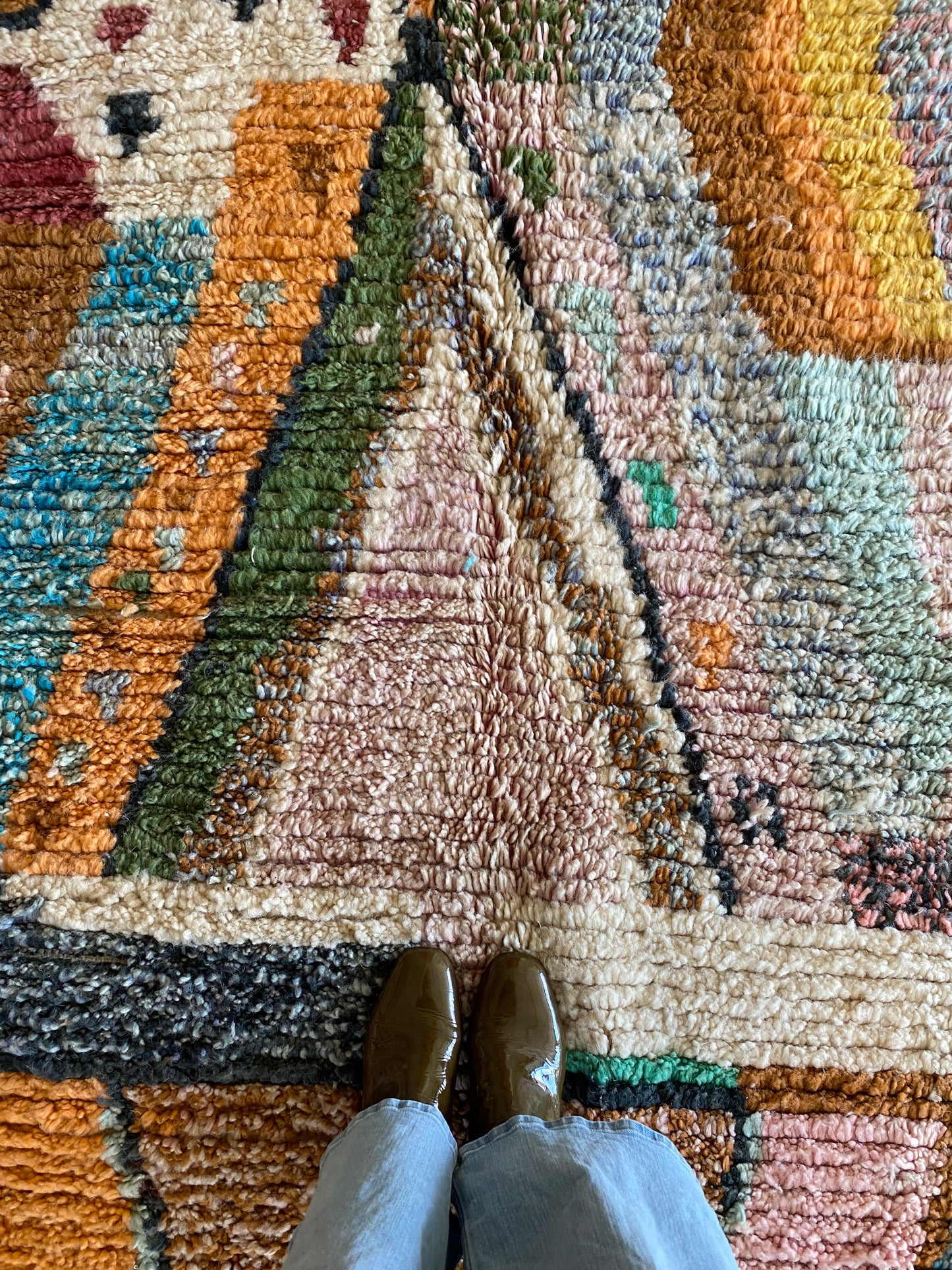 Boujaad Moroccan Colorful Rug (1123) 293x203 - Earth