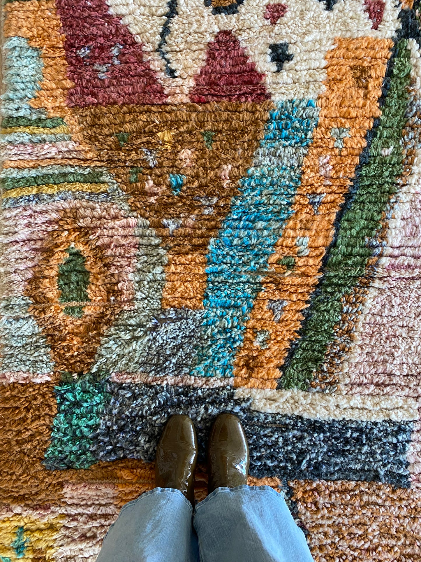 Boujaad Moroccan Colorful Rug (1123) 293x203 - Earth