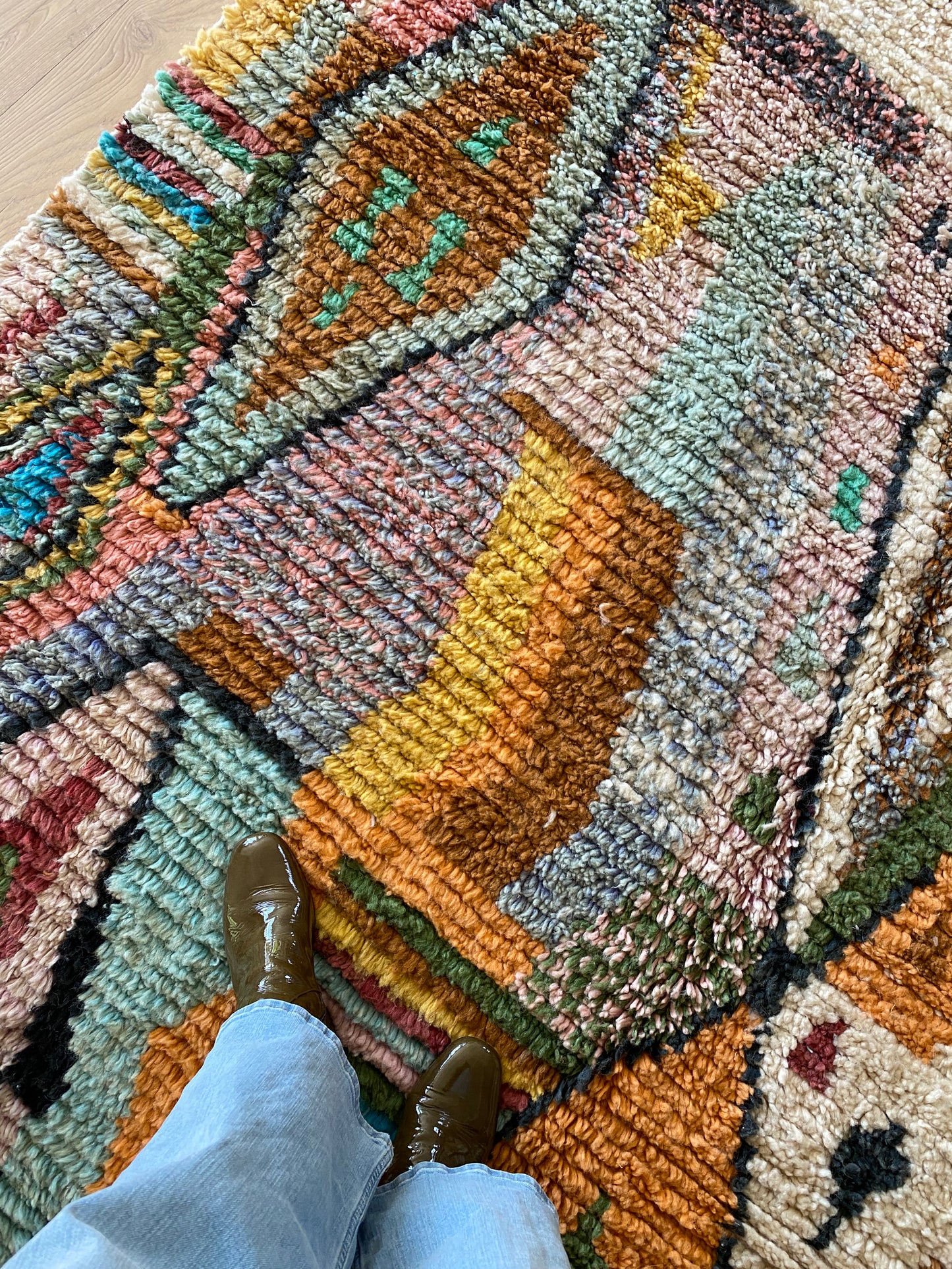 Boujaad Moroccan Colorful Rug (1123) 293x203 - Earth