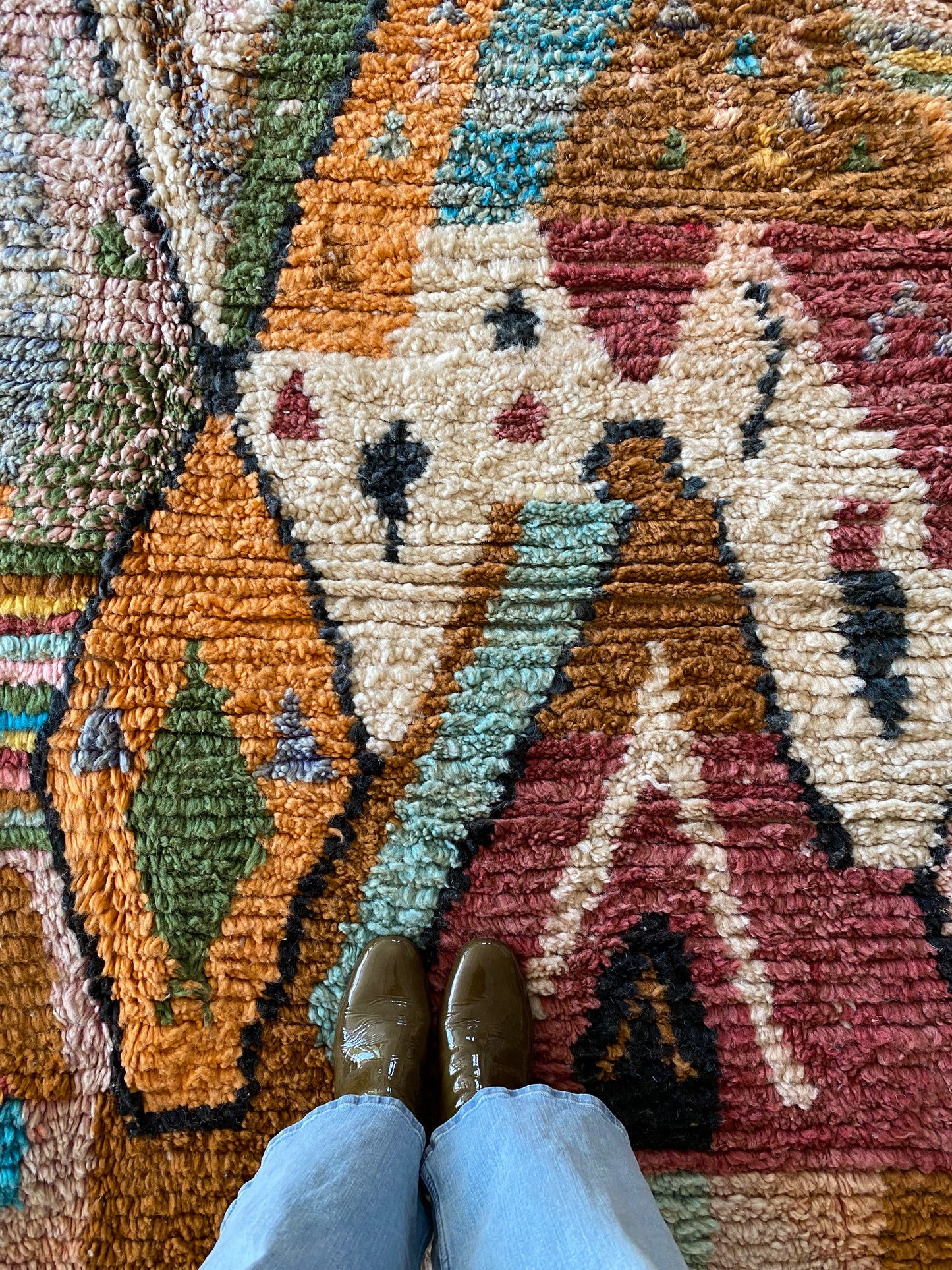 Boujaad Moroccan Colorful Rug (1123) 293x203 - Earth