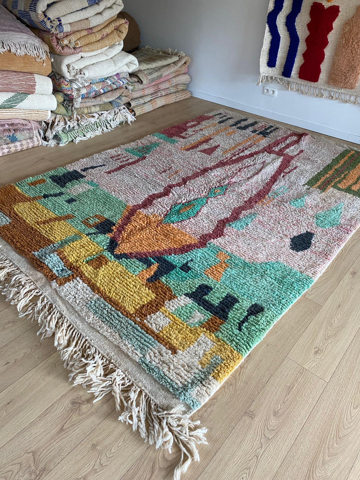 Boujaad Moroccan Colorful Rug (1121) 292x202 - Sofia