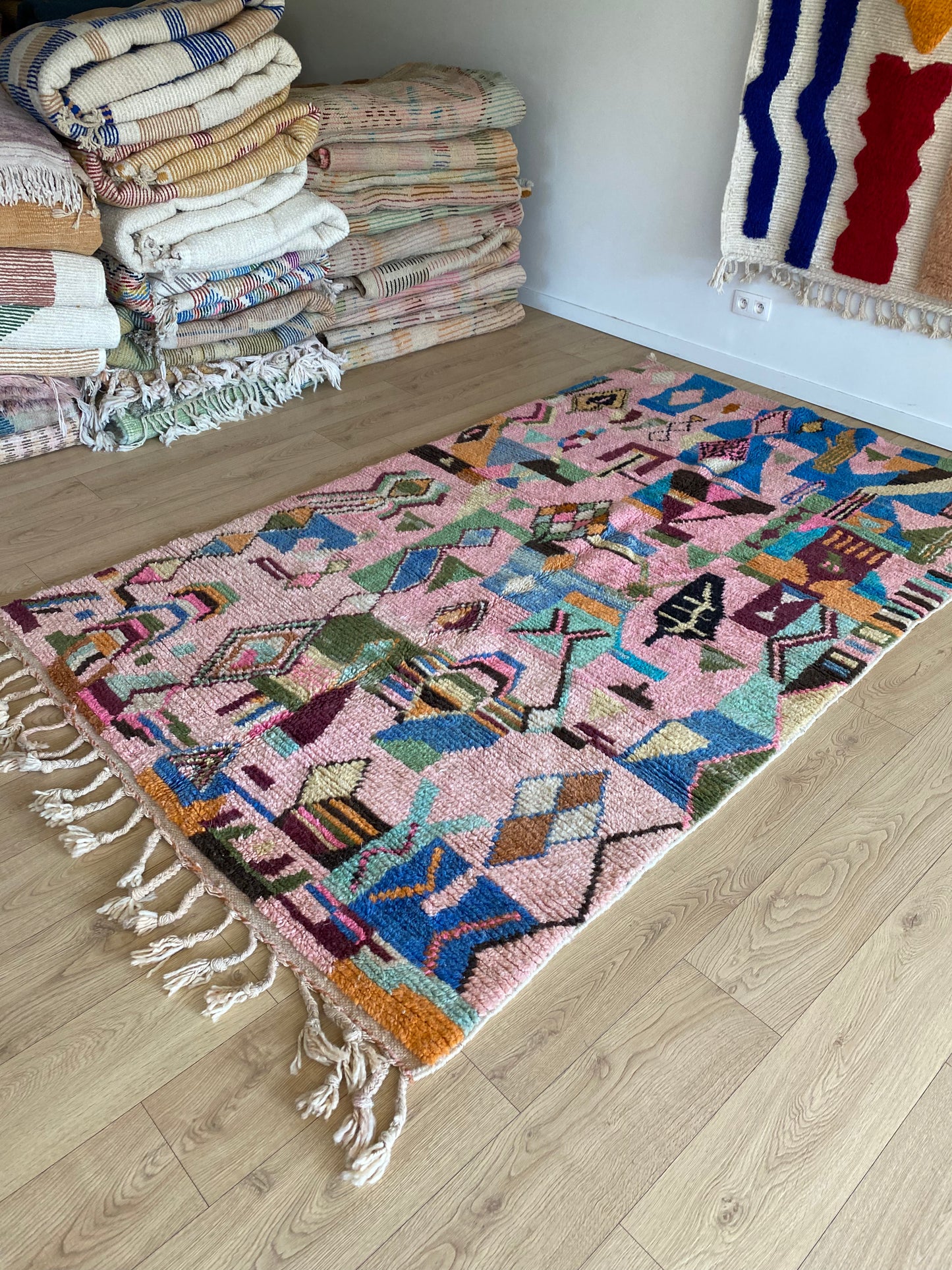 Tapis Boujaad coloré (1093) 266x156 - Egypt