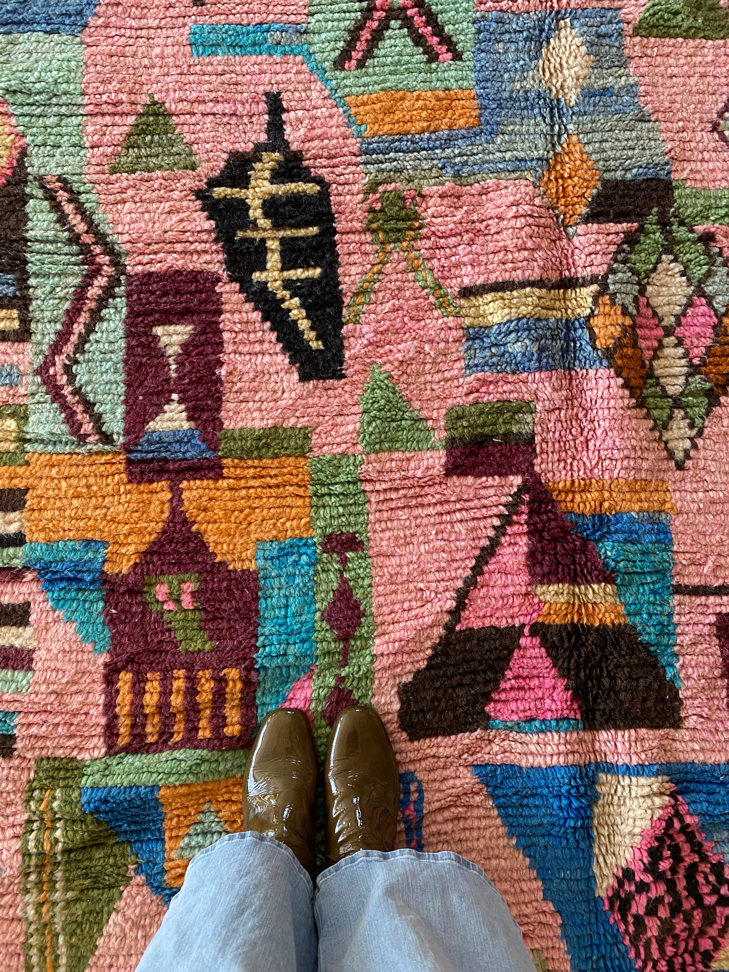 Tapis Boujaad coloré (1093) 266x156 - Egypt