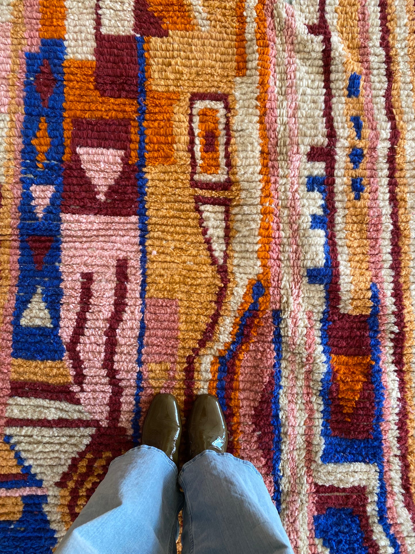 Boujaad Moroccan Colorful Rug (1116) 301x204 - Majorelle