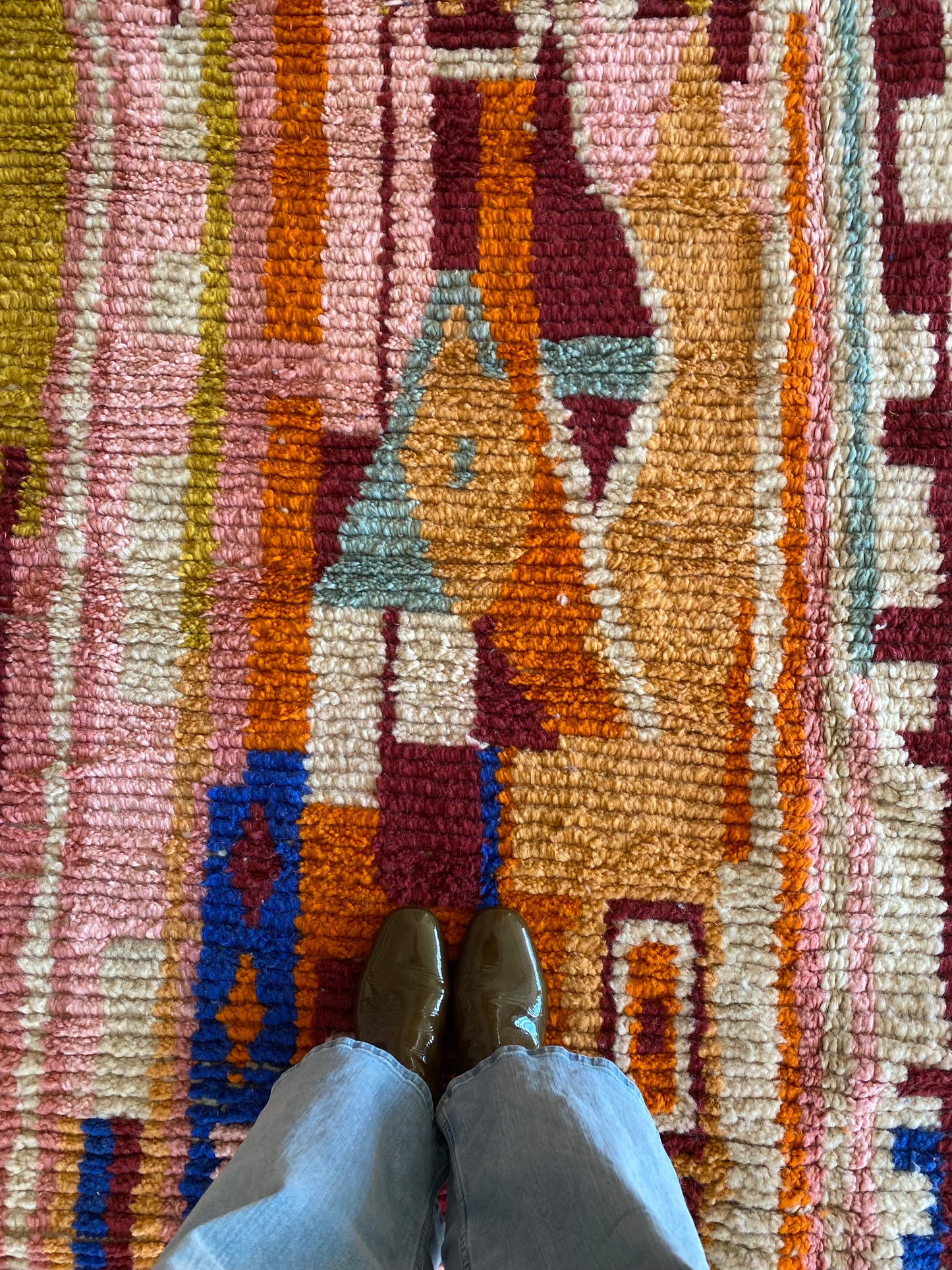 Boujaad Moroccan Colorful Rug (1116) 301x204 - Majorelle