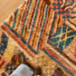 Beni Ouarain Moroccan Colorful Rug (1111) 251x158cm - Tribal