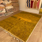 Beni Ouarain Moroccan Colorful Rug (1128) 298x204cm - Olive Oil