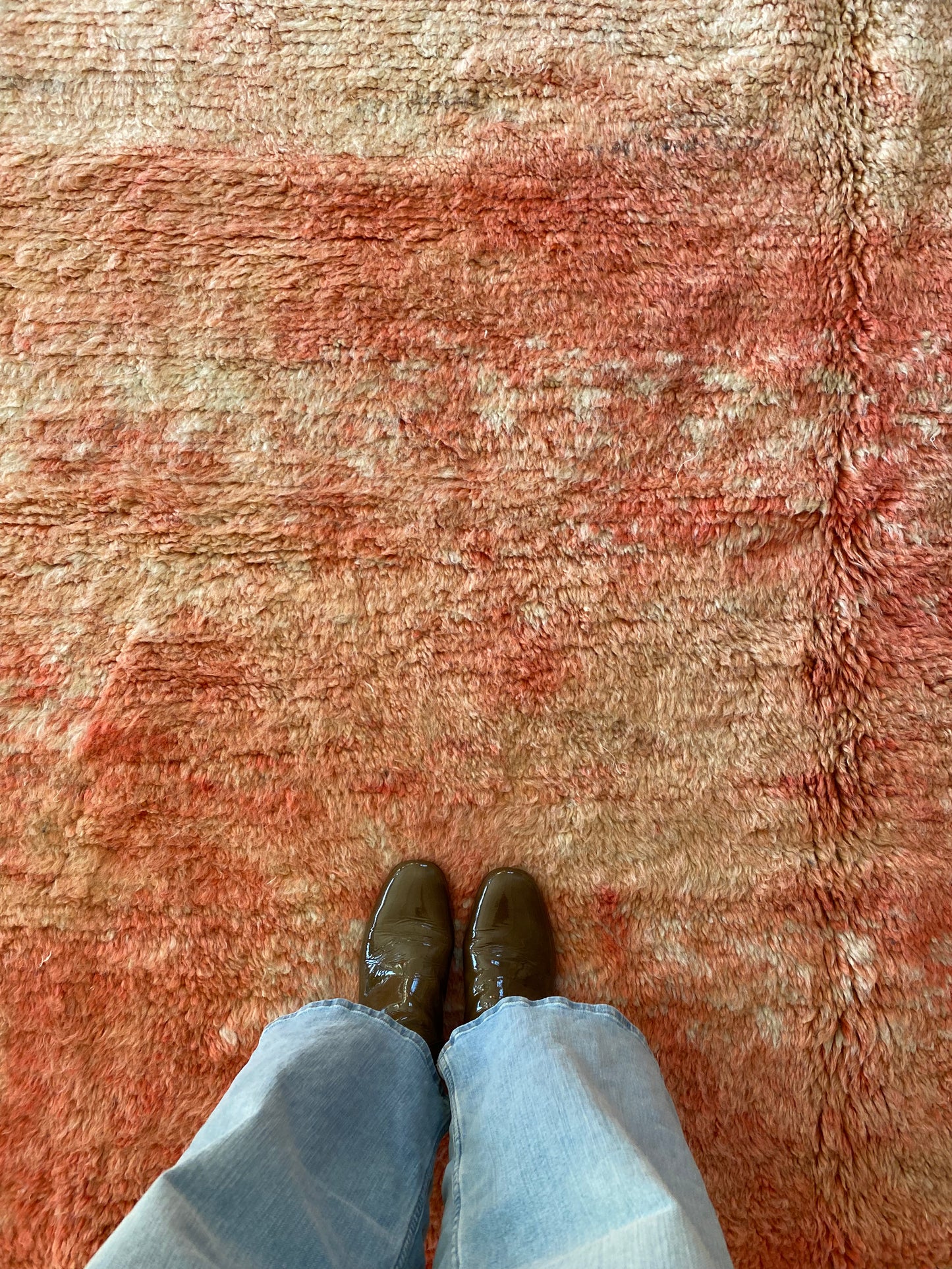 Beni Ouarain Moroccan Colorful Rug (1143) 290x206cm - Romantic Flight