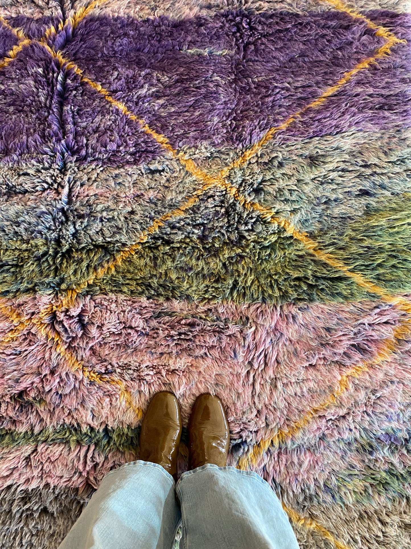 Beni Ouarain Moroccan Colorful Rug (1104) 240x172cm - Notre Dame