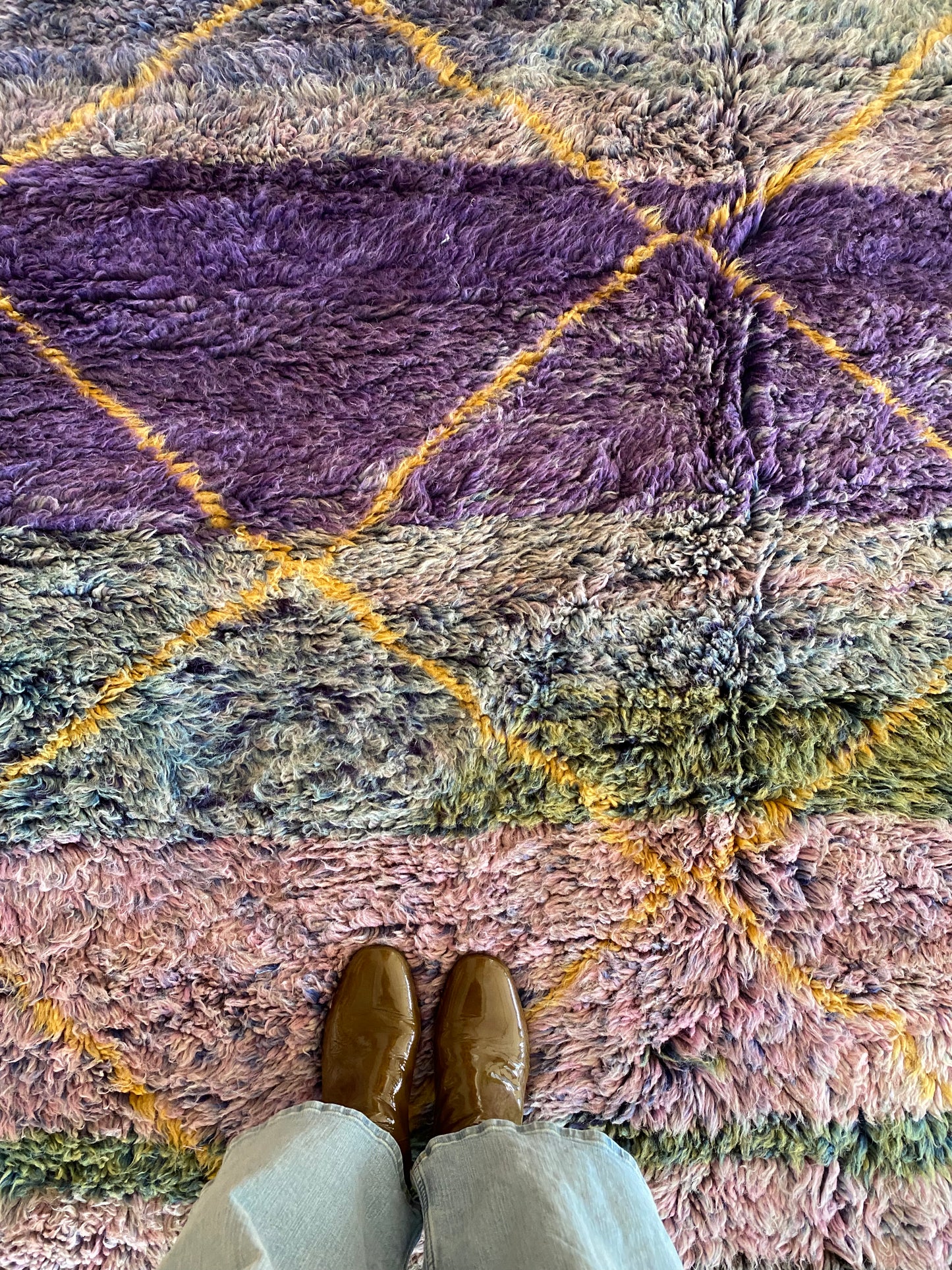 Beni Ouarain Moroccan Colorful Rug (1104) 240x172cm - Notre Dame