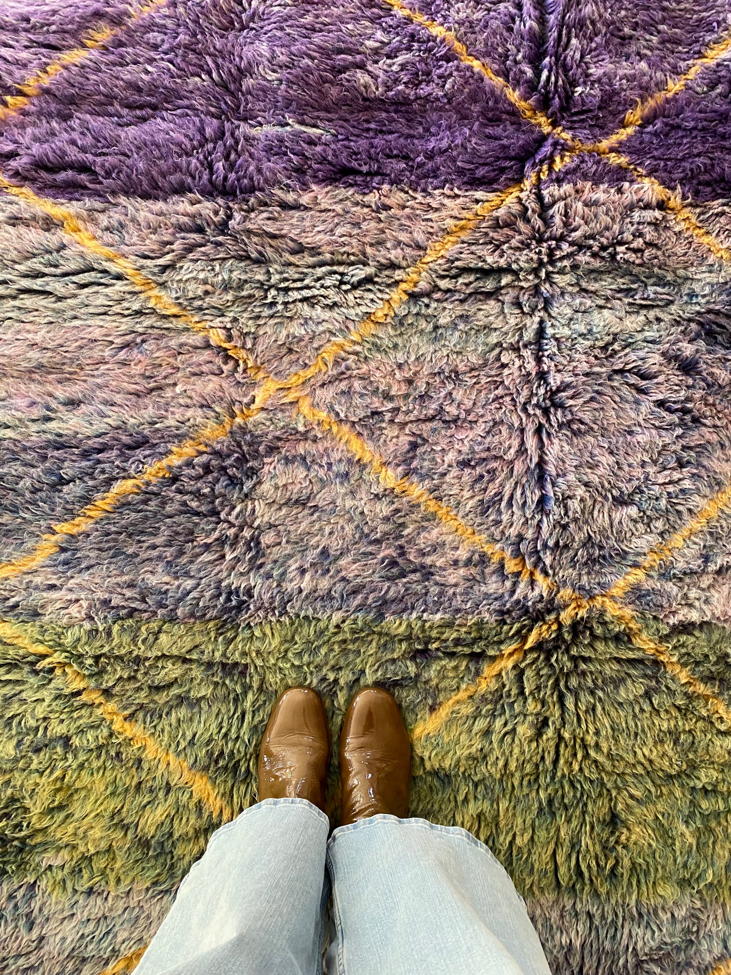 Beni Ouarain Moroccan Colorful Rug (1104) 240x172cm - Notre Dame