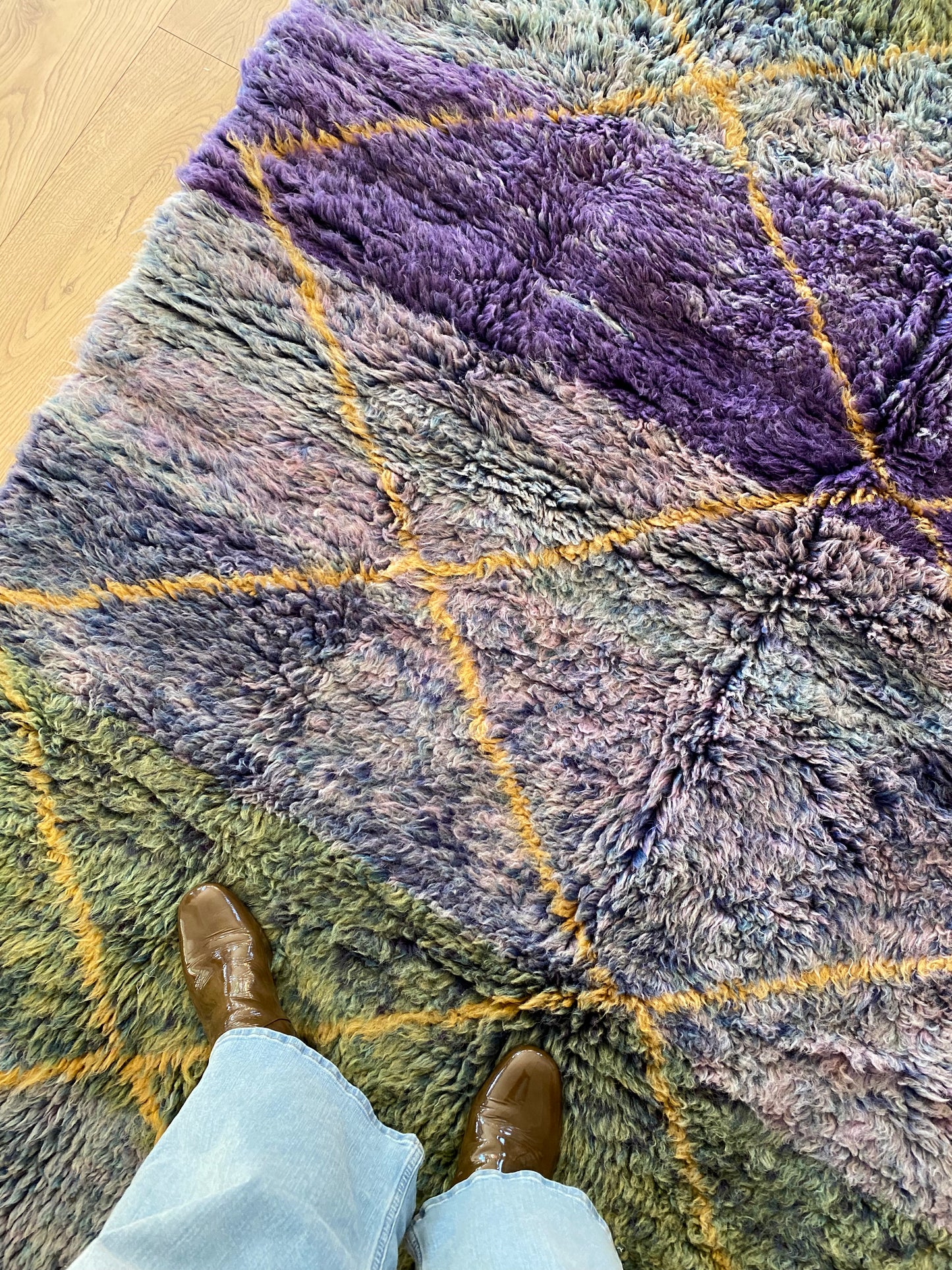 Beni Ouarain Moroccan Colorful Rug (1104) 240x172cm - Notre Dame