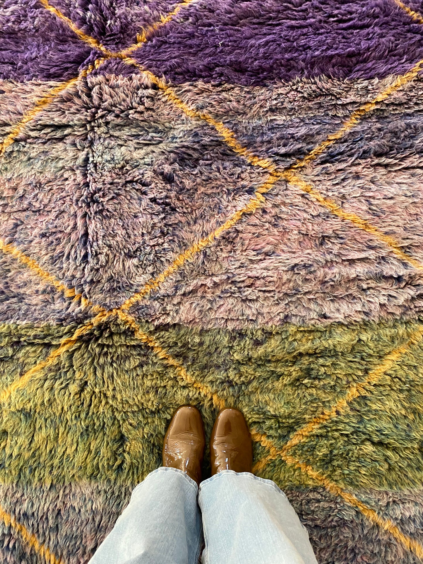 Beni Ouarain Moroccan Colorful Rug (1104) 240x172cm - Notre Dame