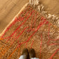 Beni Ouarain Moroccan Colorful Rug (1100) 257x157cm - Pink Flow