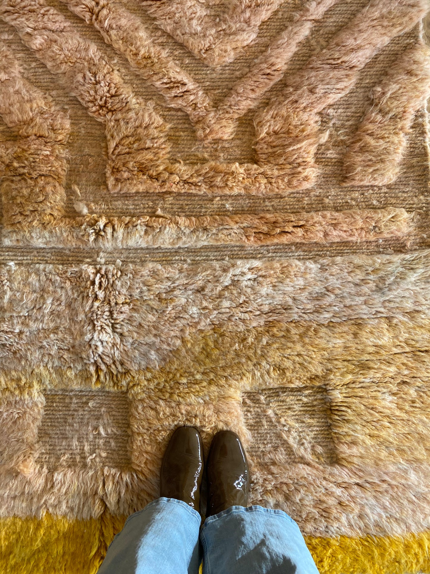 Tapis Beni Ouarain coloré (1098) 253x155cm - Aurora