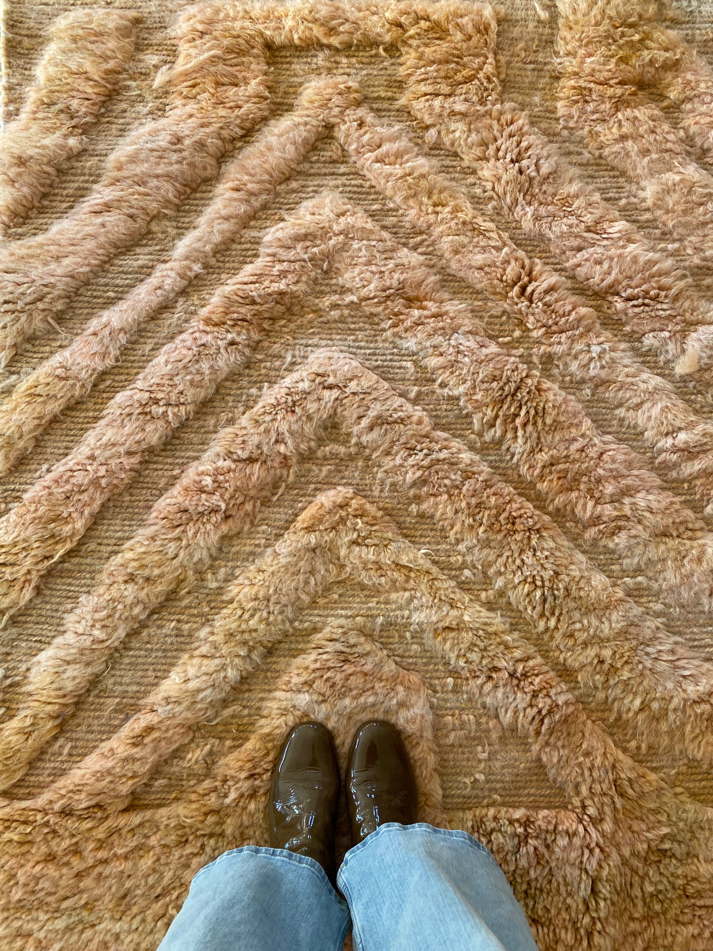 Tapis Beni Ouarain coloré (1098) 253x155cm - Aurora