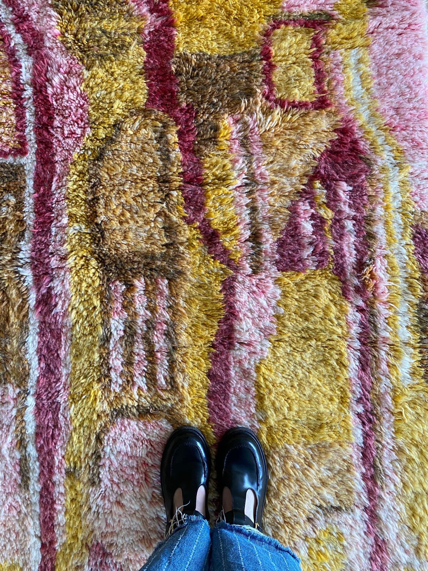 Beni Ouarain Moroccan Colorful Rug (1158) 264x161cm - Theodora