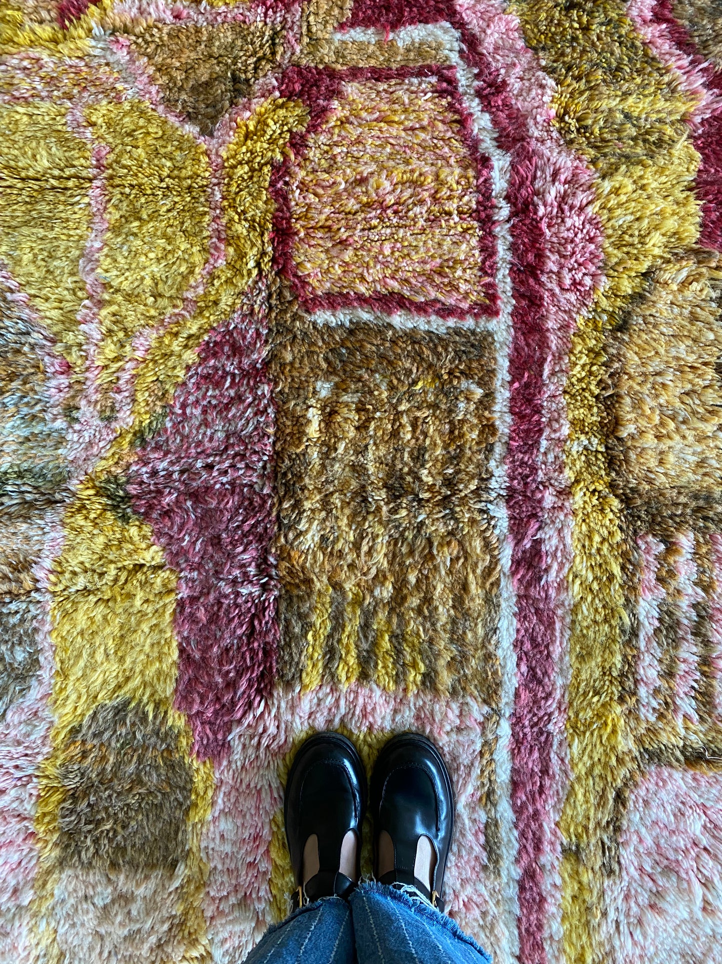 Beni Ouarain Moroccan Colorful Rug (1158) 264x161cm - Theodora