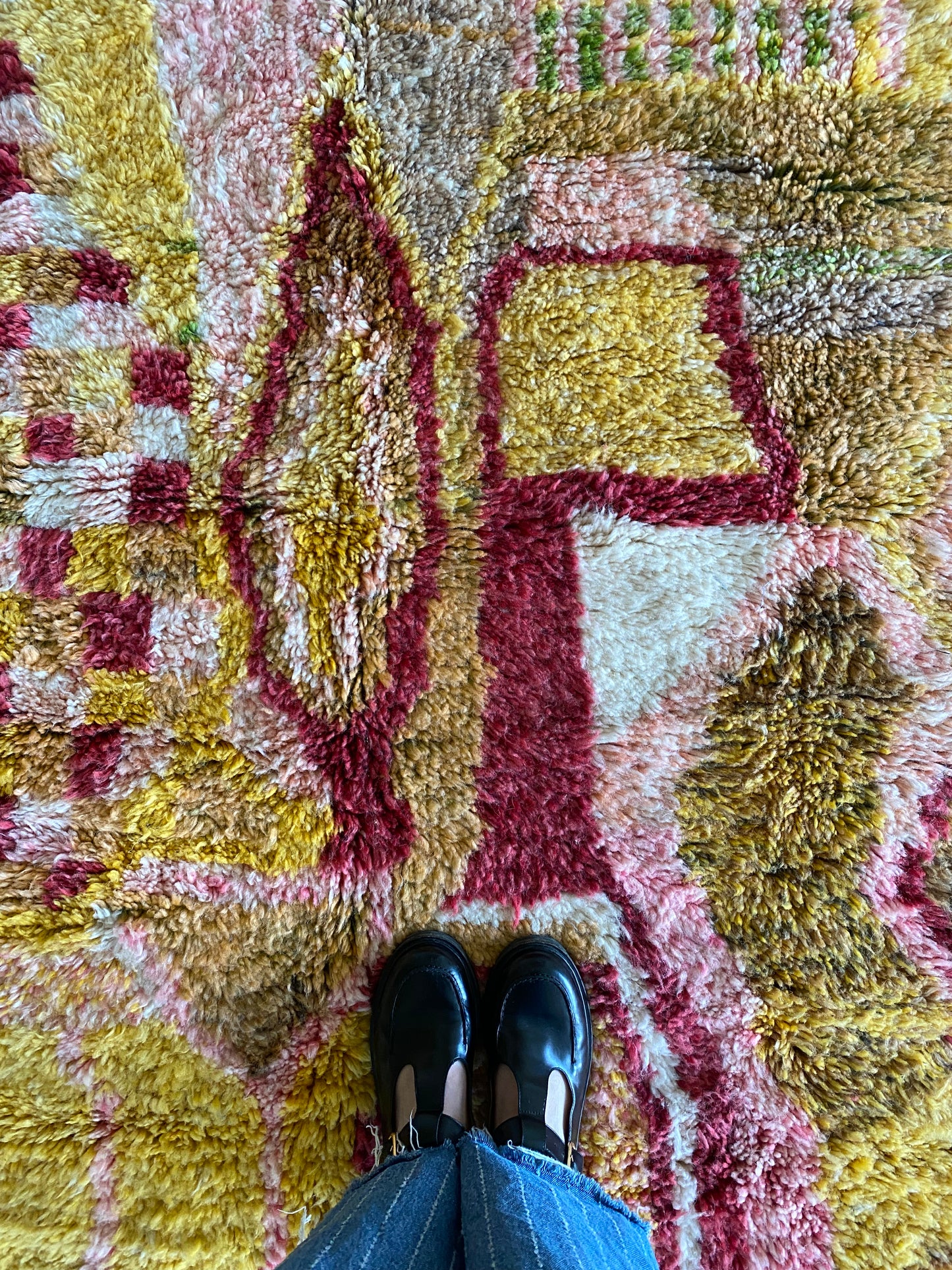 Beni Ouarain Moroccan Colorful Rug (1158) 264x161cm - Theodora