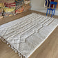 Tree of Colors Design Berber Rug (1183) 284x196cm - White Berber Rug No 2